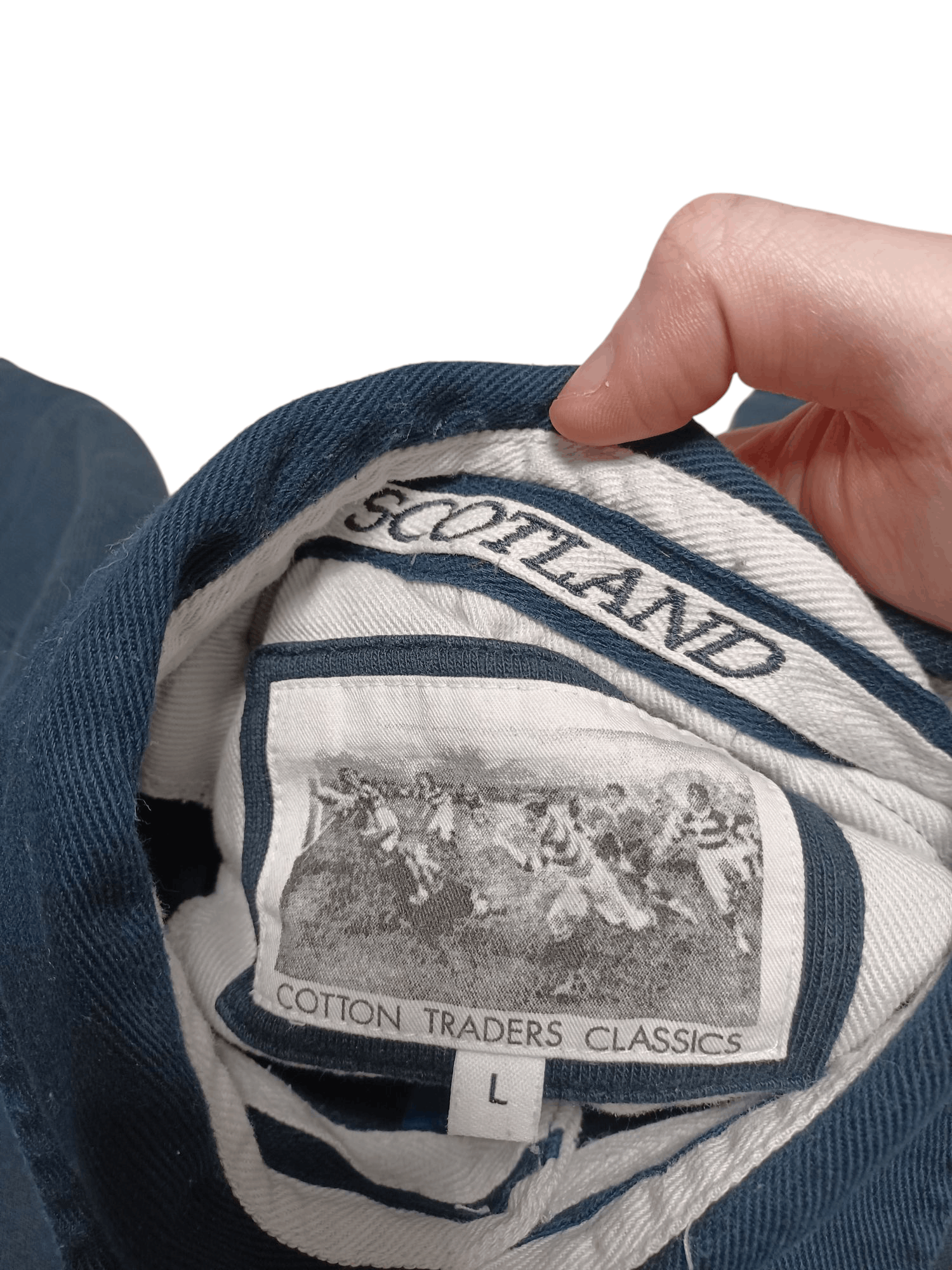 Cotton Traders SCOTLAND RUGBY TEAM COTTON TRADERS VINTAGE RUGBY SHIRT Size US L / EU 52-54 / 3 - 4 Thumbnail