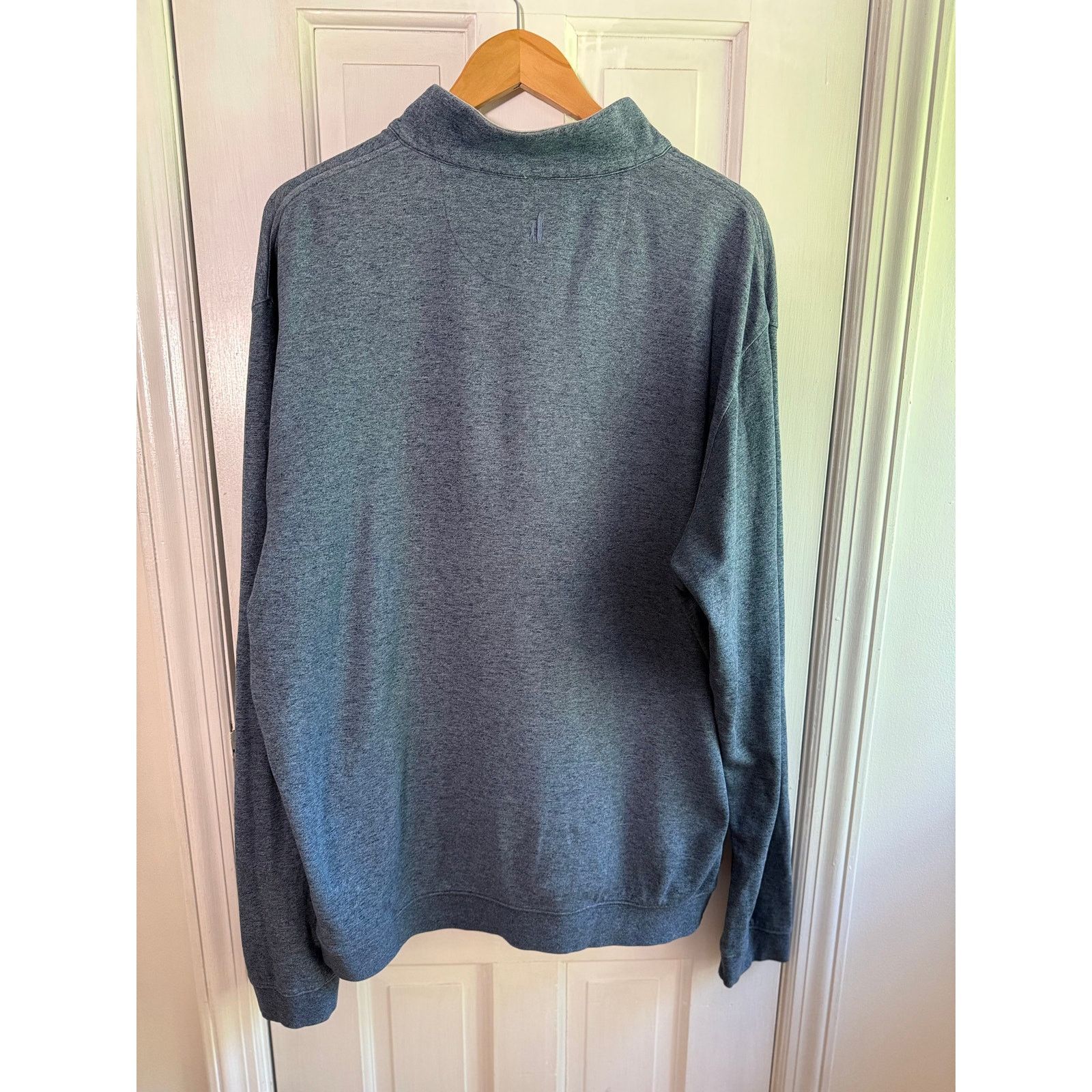 johnnie-O Johnnie-O Men's 2XL Gray 1/4 Zip Pullover Sweater Heathered Size US XXL / EU 58 / 5 - 4 Thumbnail