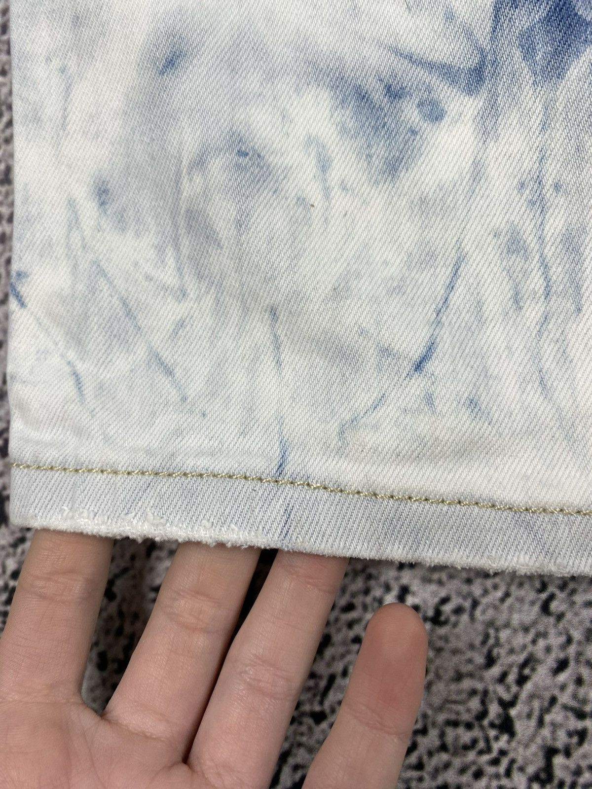 Japanese Brand Vintage Y2K washed distressed denim jeans streetwear 33 Size US 33 - 10 Thumbnail