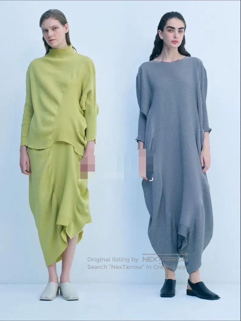 Issey Miyake Issey Miyake Gray Dress Size M / US 6-8 / IT 42-44 - 7 Thumbnail