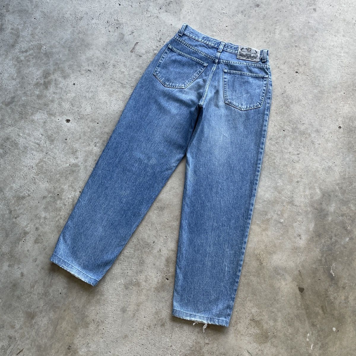 Trussardi W29x29 Vintage Trussardi Made In Italy Jeans Denim Pants Size US 29 - 12 Thumbnail