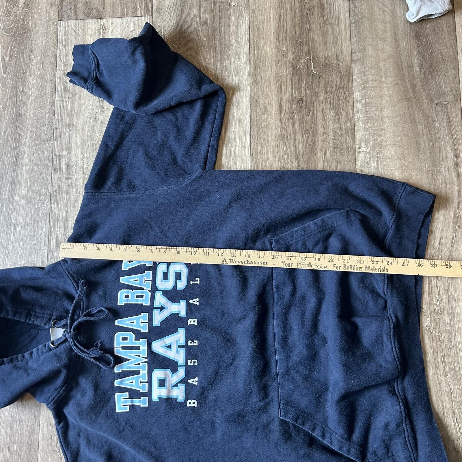 The Unbranded Brand Vintage y2k Tampa Bay Rays Baseball Hoodie Sweatshirt XL Size US L / EU 52-54 / 3 - 6 Thumbnail