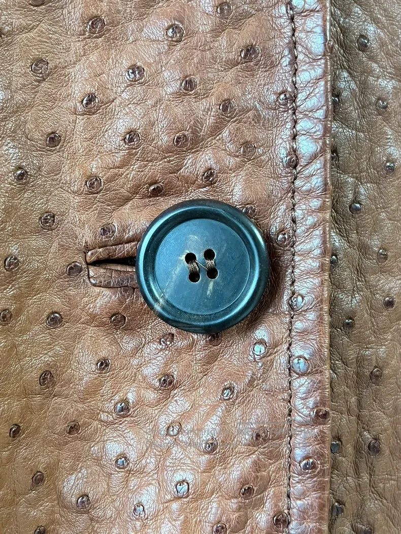 Prada Prada Ostrich leather short coat Size XS / US 0-2 / IT 36-38 - 5 Thumbnail