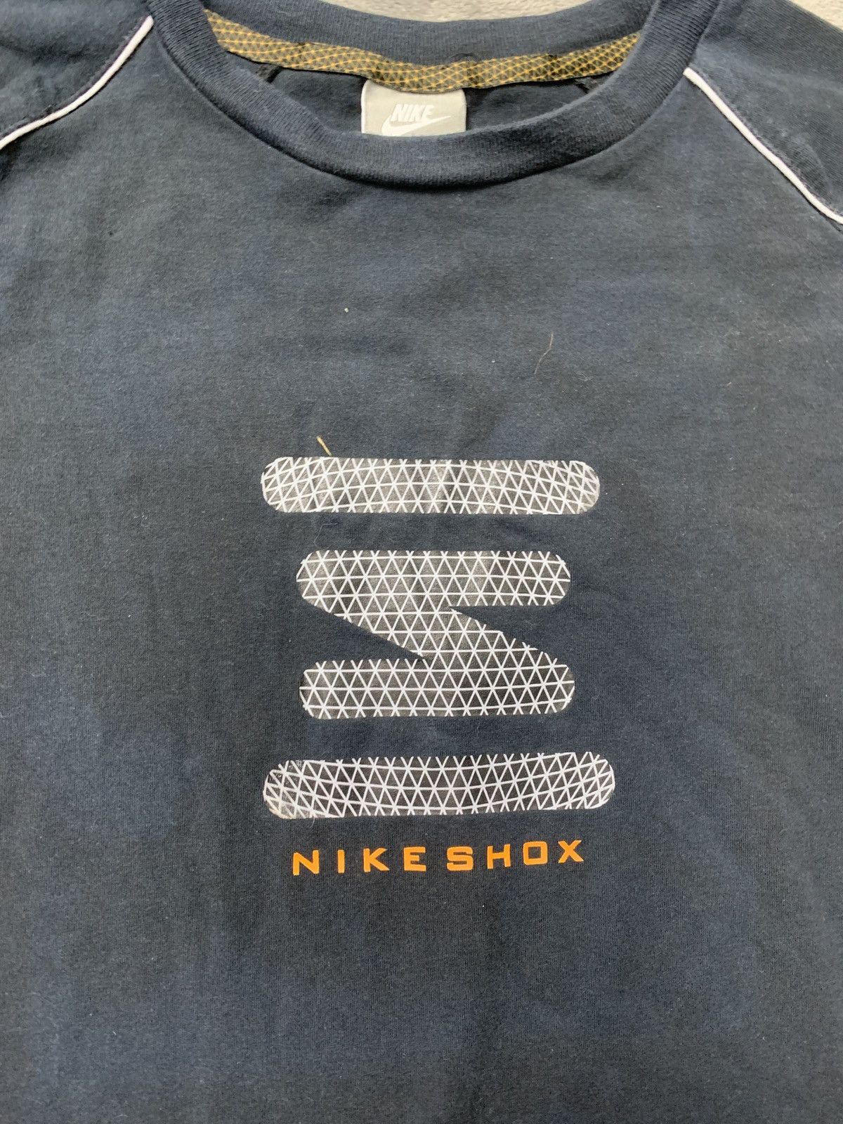 Nike × Vintage Vintage Y2K Nike shox big logo drill 90s Size US L / EU 52-54 / 3 - 2 Thumbnail