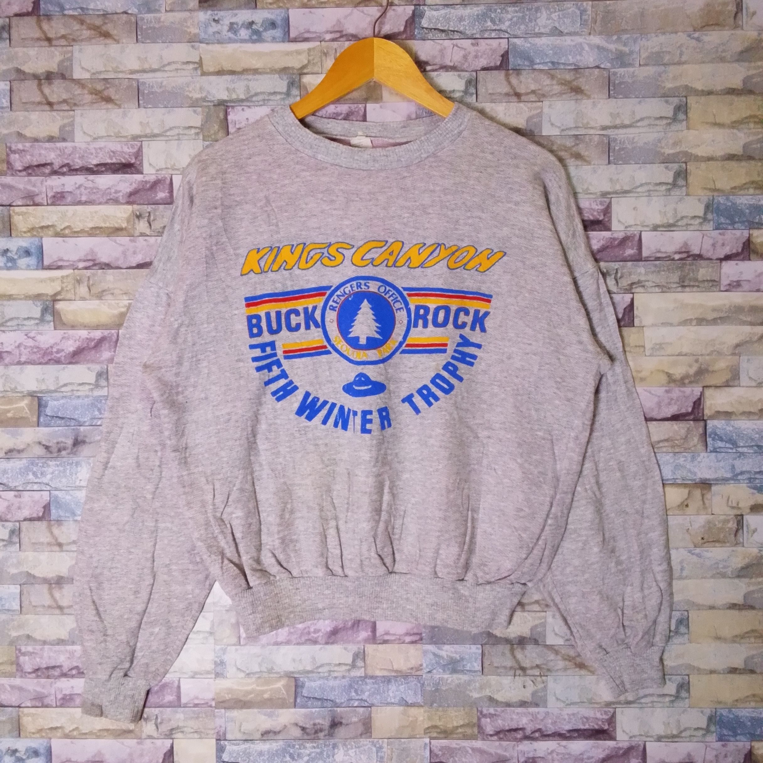 Vintage Vintage 90s Kings Canyon Sweatshirt Size US S / EU 44-46 / 1 - 1 Thumbnail