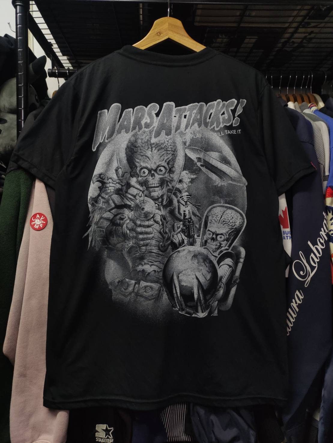 Warner Bros Vtg Mars Attacks! Movie By Tim Burton T-Shirt Size US L / EU 52-54 / 3 - 2 Thumbnail