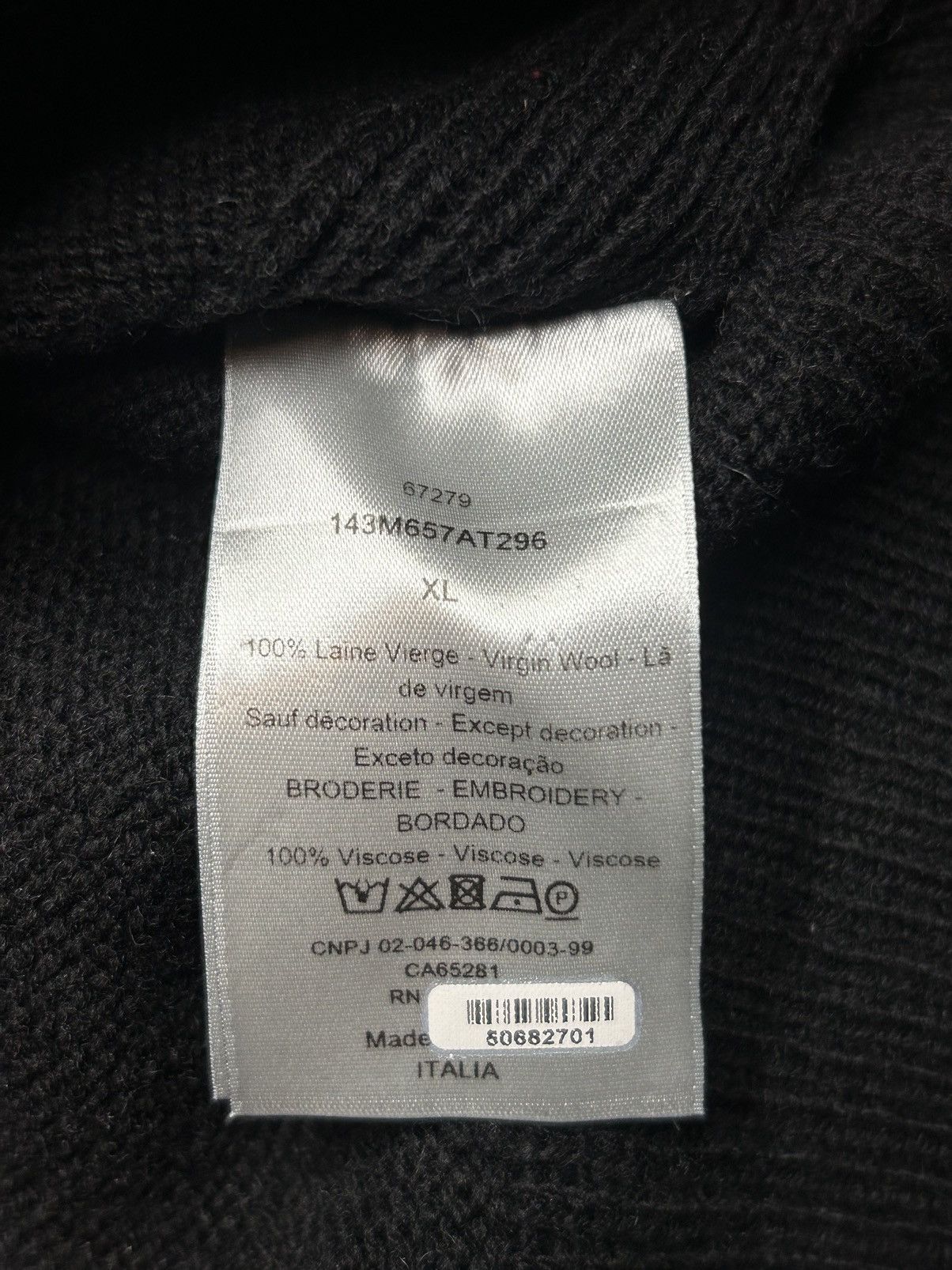 Dior Dior Embroidered Sweater Size US XL / EU 56 / 4 - 4 Thumbnail