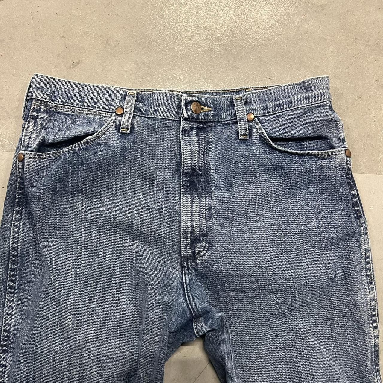 Japanese Brand × Vintage Vintage Y2K/2000s Tall Workwear essential Denim Jeans! Size US 33 - 2 Thumbnail