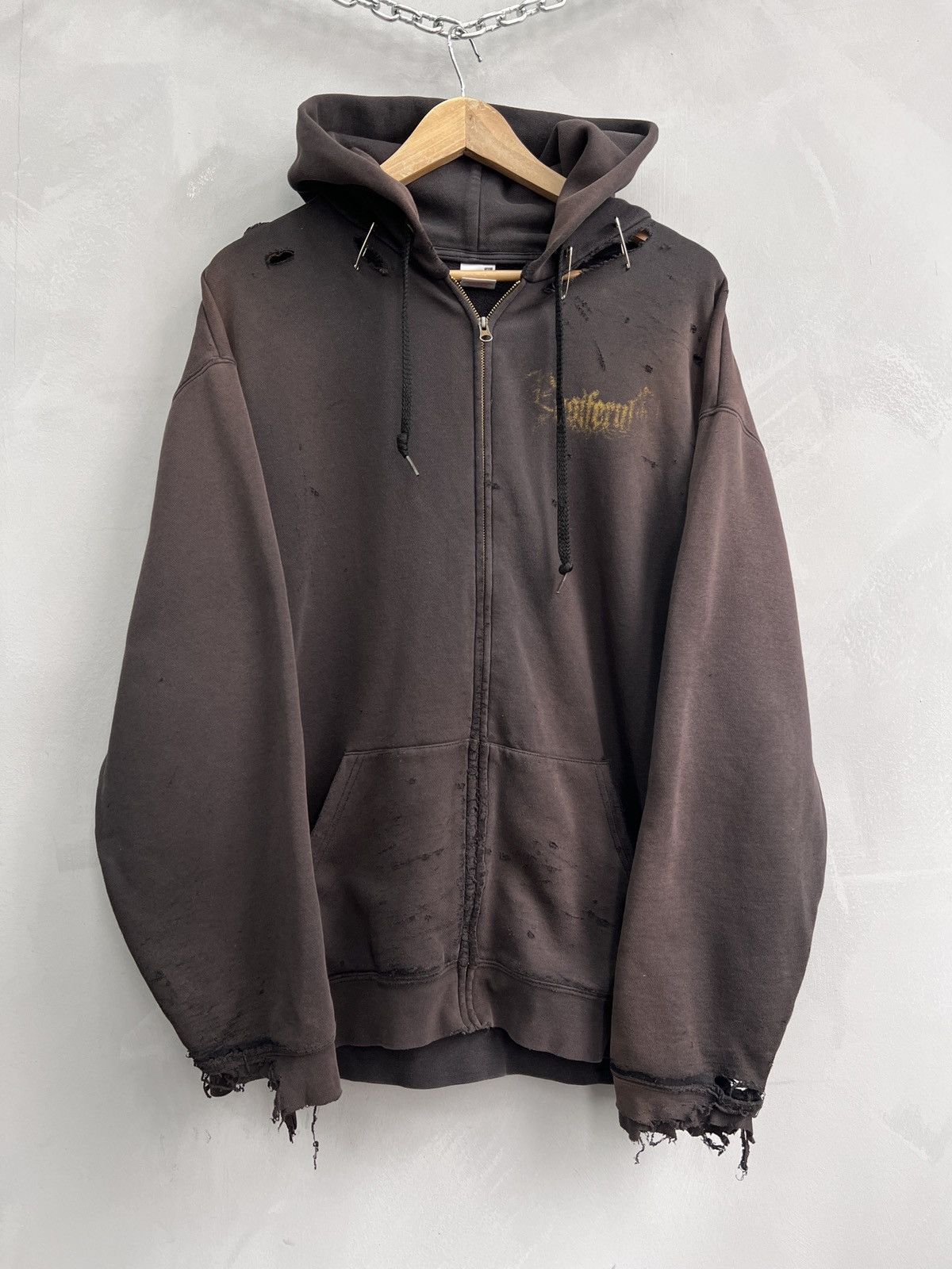 Affliction × If Six Was Nine CRAZY SUN FADED TRASH legrandebleu STYLE HOODIE Size US XL / EU 56 / 4 - 1 Thumbnail