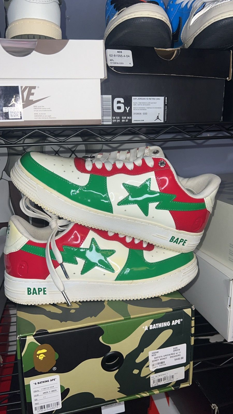 Bape Bapesta Italy Size US 11 / EU 44 - 1 Thumbnail