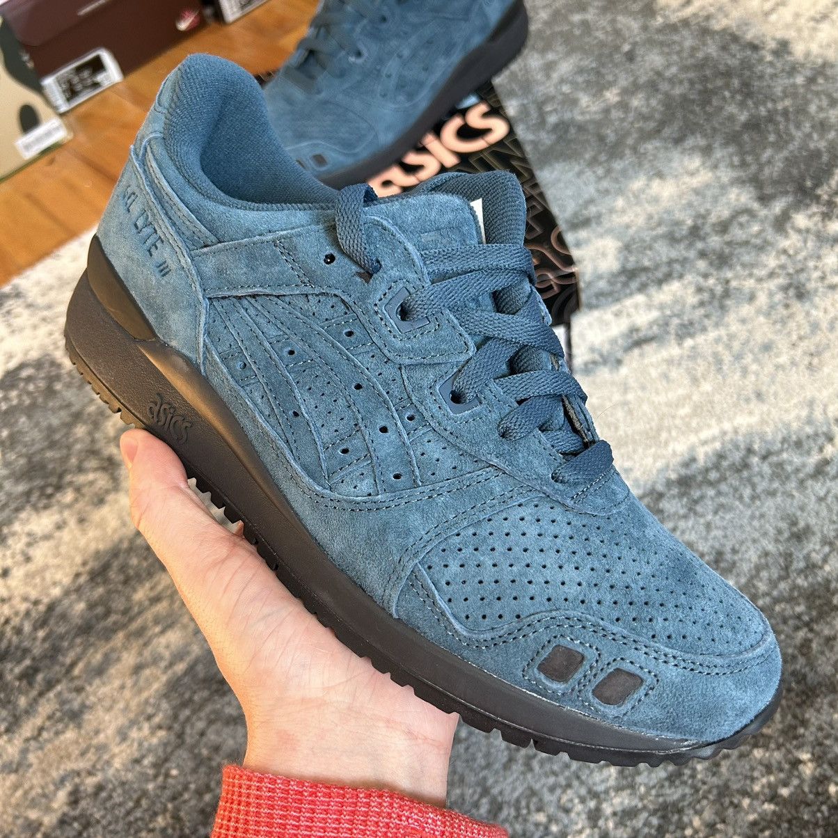 Asics × Kith × Ronnie Fieg 1201A224-300 FW20 KXTH GEL LYTE iii “THE PALETTE” ANCHOR Size US 8.5 / EU 41-42 - 3 Thumbnail