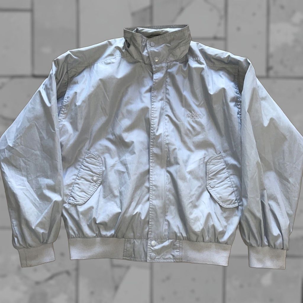 Vintage Team Excellence Gray Full Zip Pullover Windbreaker Jacket Mens L Size US L / EU 52-54 / 3 - 1 Thumbnail