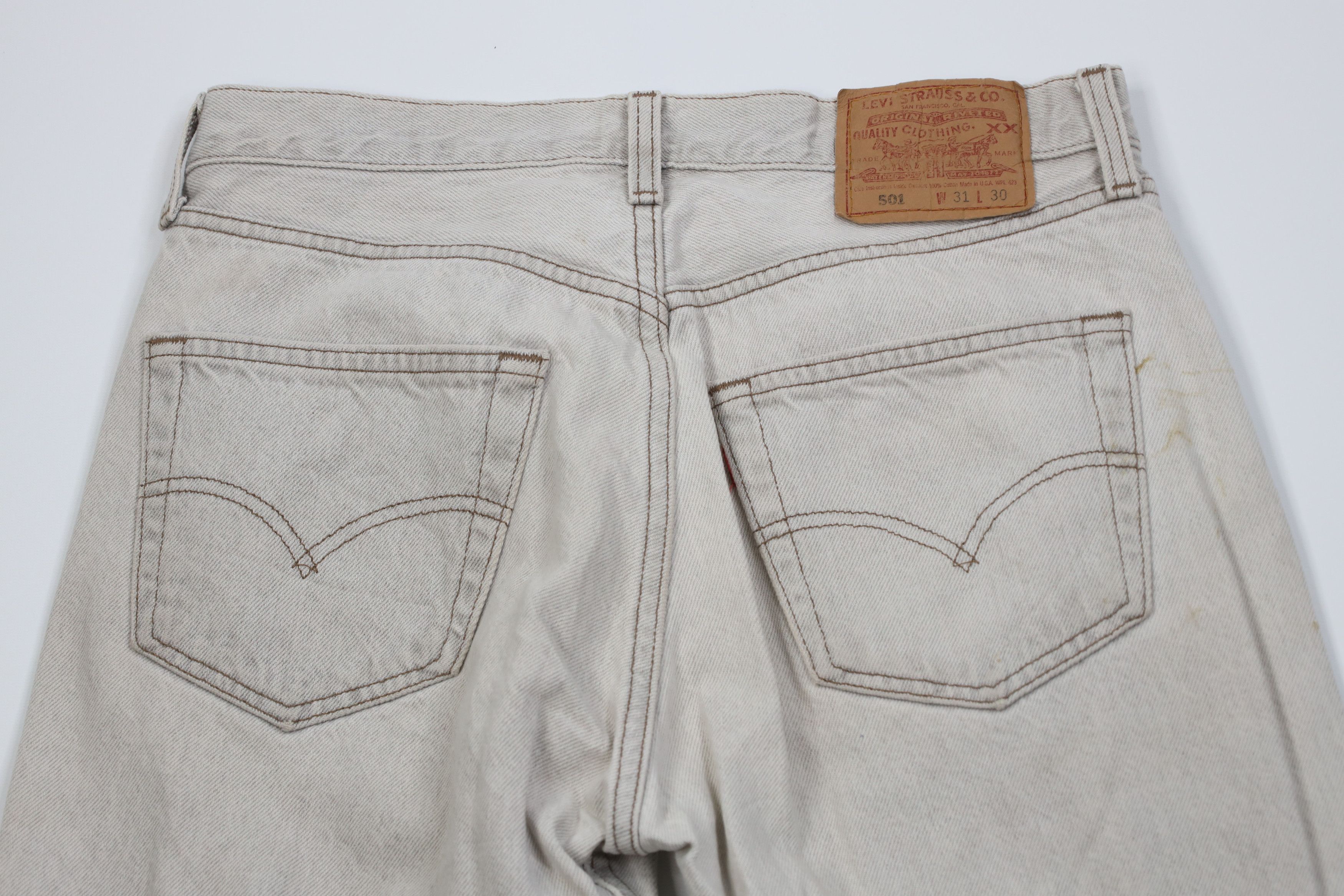 Levi's Vintage 90s Levis 501xx Button Fly Original Fit Jeans USA Size US 31 - 13 Thumbnail