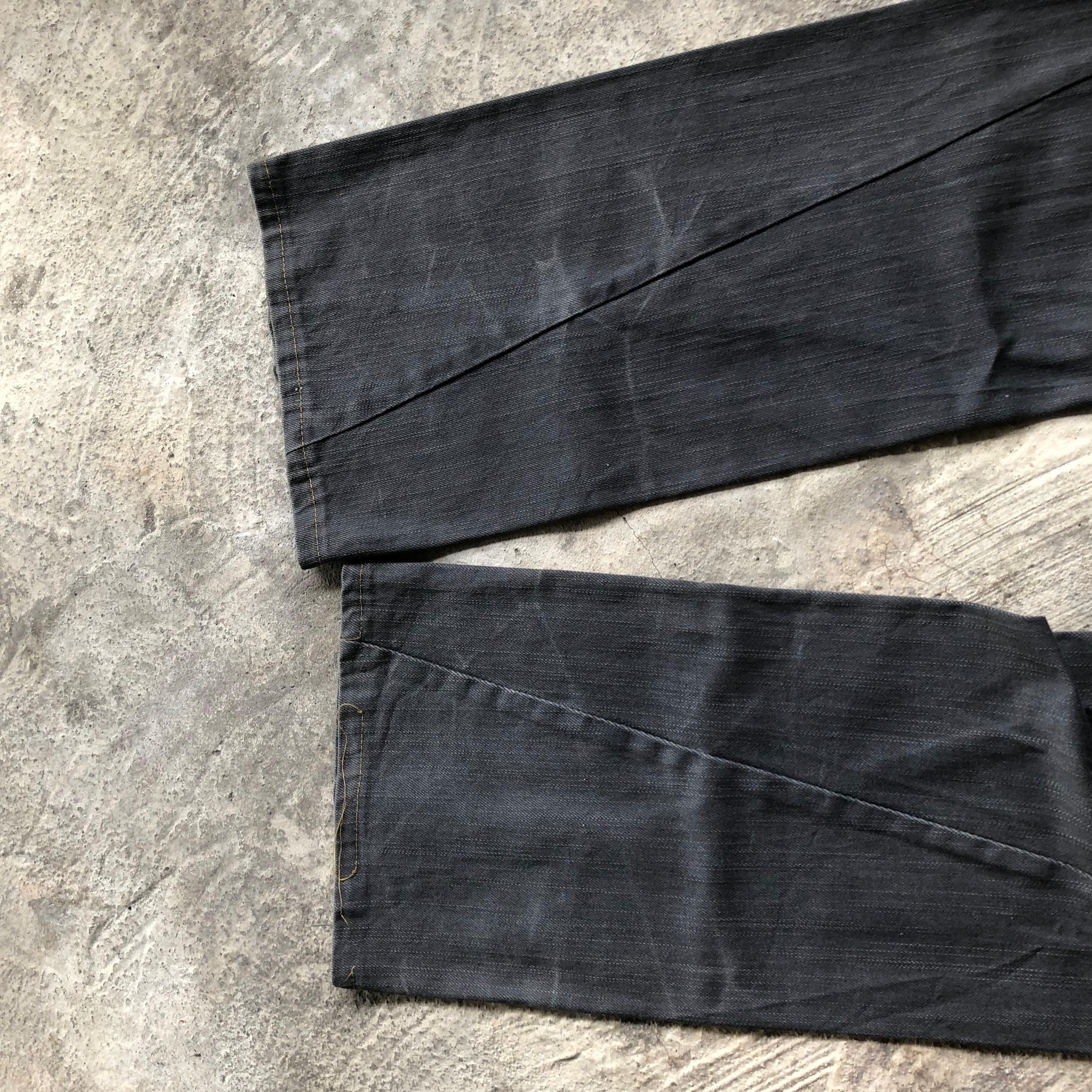 If Six Was Nine × KMRii × Le Grande Bleu (L.G.B.) Semantic Design Smokin Flared Jeans Size US 31 - 4 Thumbnail