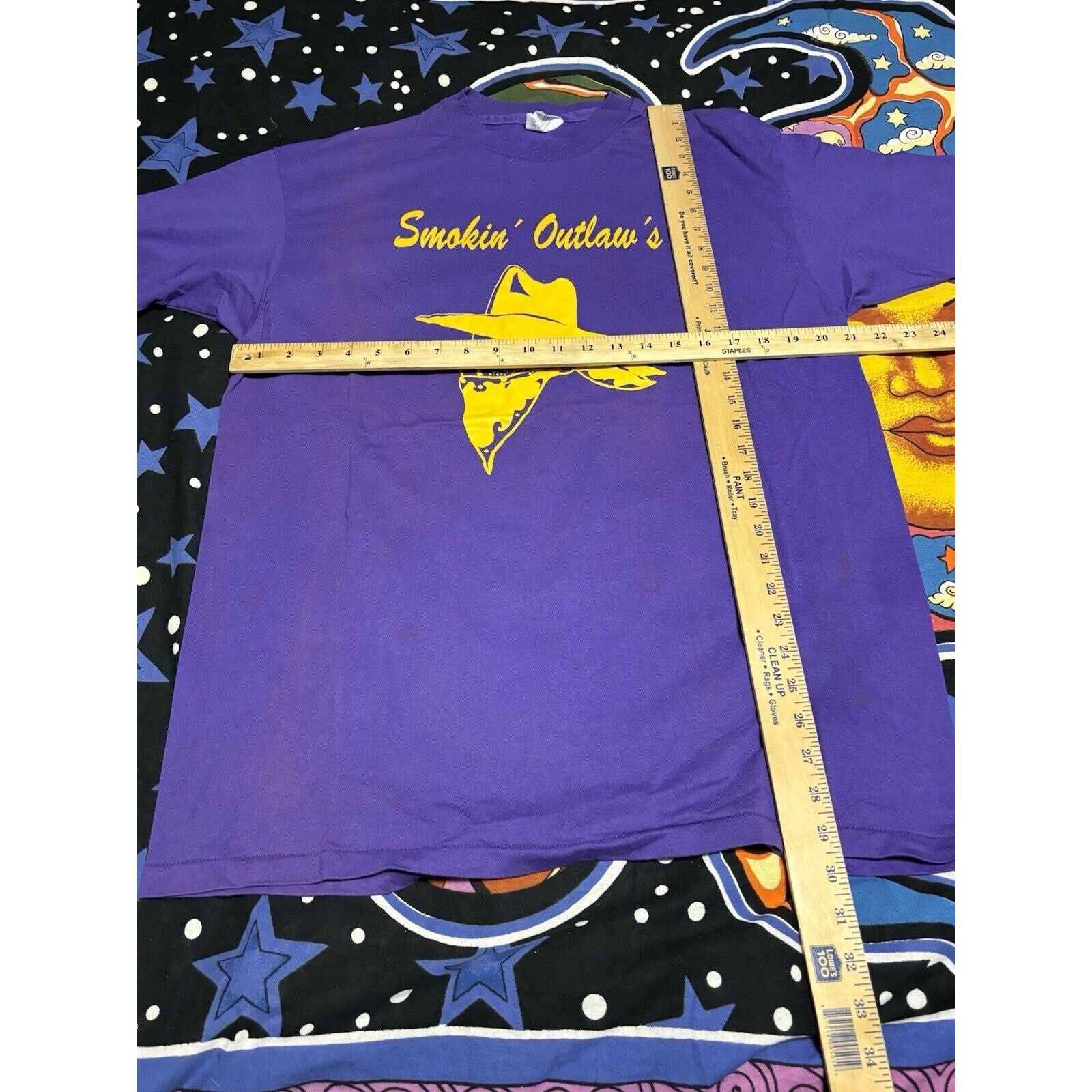Other Vintage purple smokin outlaws faded T-shirt Size Xl Bandit Size US XL / EU 56 / 4 - 5 Thumbnail