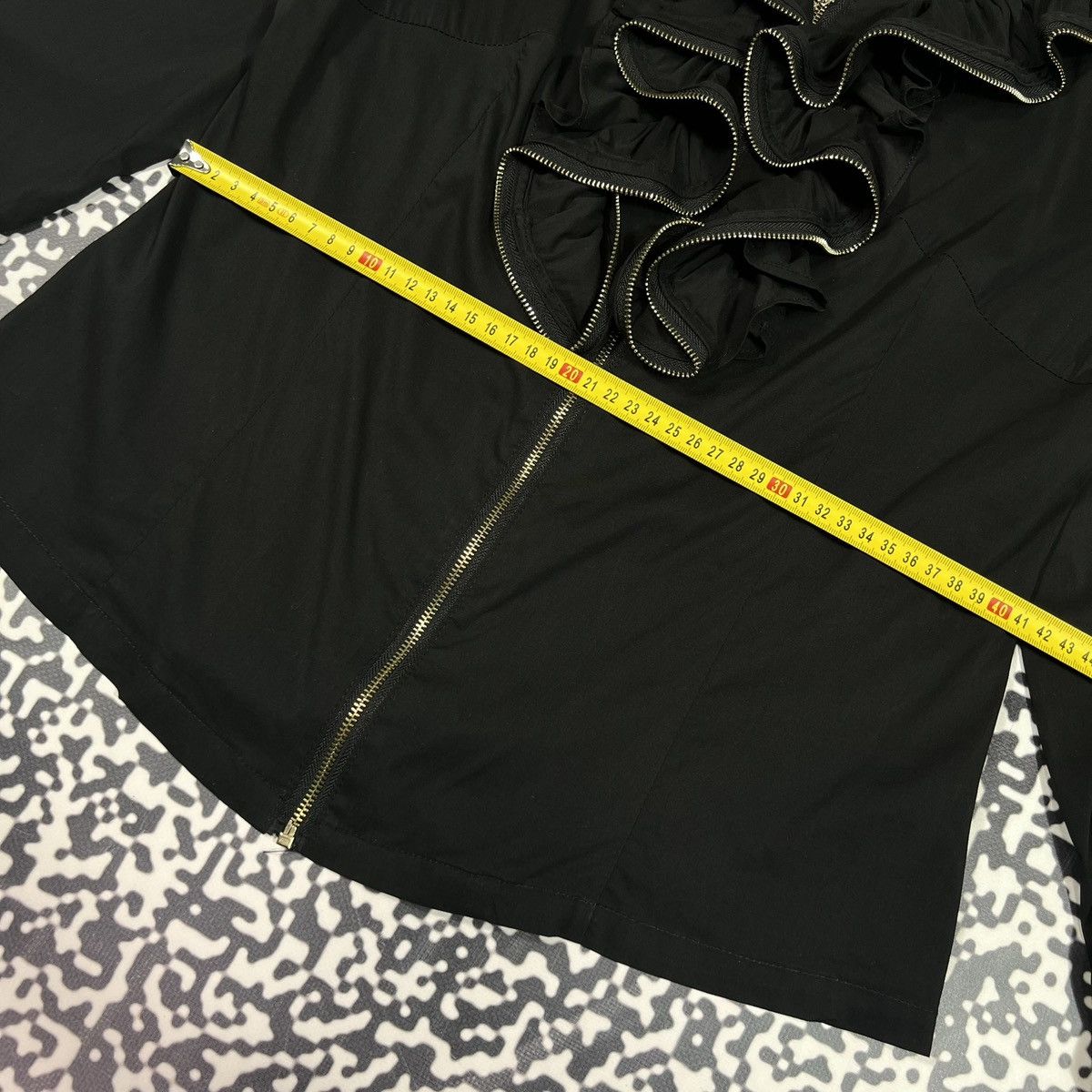 Japanese Brand Vintage Y2K Japanese Zip Asymmetrical Style Blouses Shirt Size M / US 6-8 / IT 42-44 - 17 Thumbnail