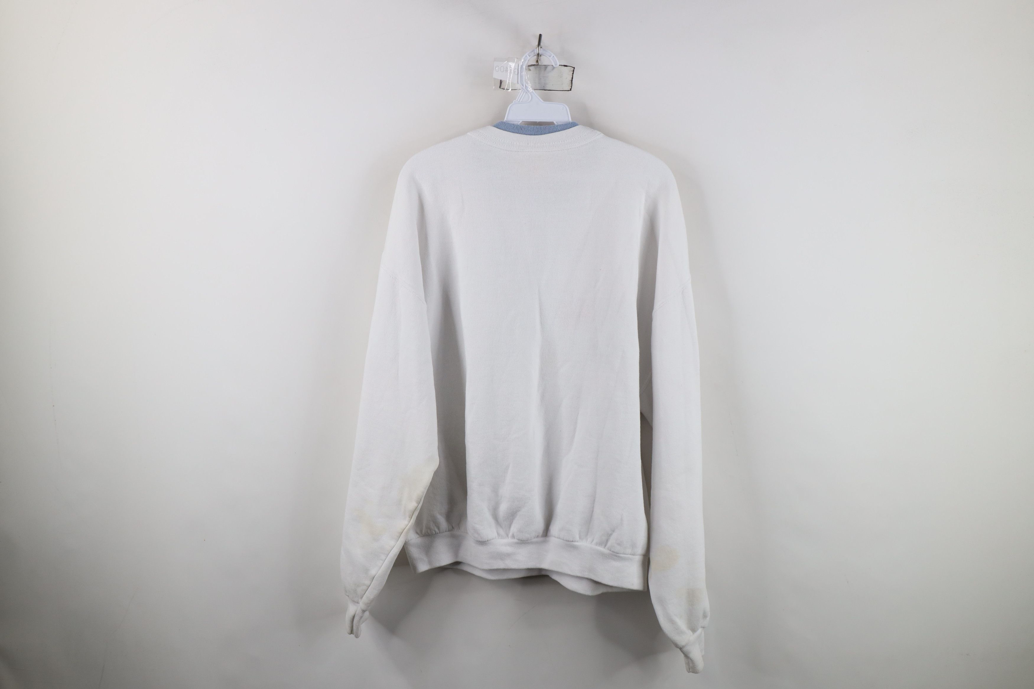 Vintage Vintage 90s Streetwear Nature Butterfly Tree Sweatshirt Size XXL / US 16-18 / IT 52-54 - 13 Thumbnail