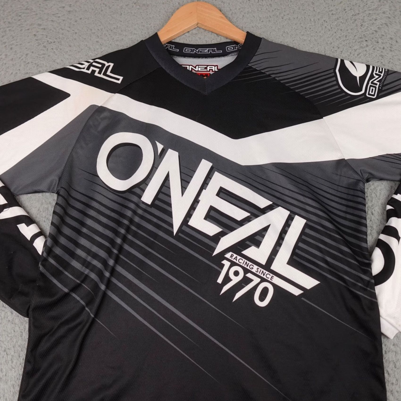 Element O'Neal Racing Jersey Mens Small Black Long Sleeve Element Grunge Y2K Motorcross Size US S / EU 44-46 / 1 - 4 Thumbnail