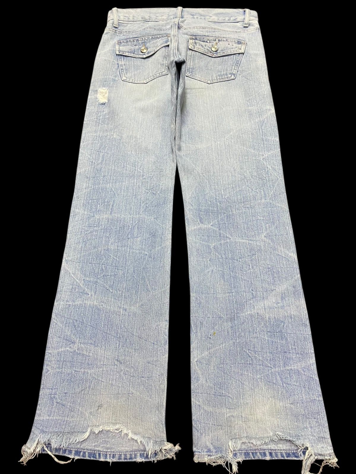 Japanese Brand Vintage Japanese Brands Faded Thunder Bootcut Jeans Size US 31 - 2 Thumbnail