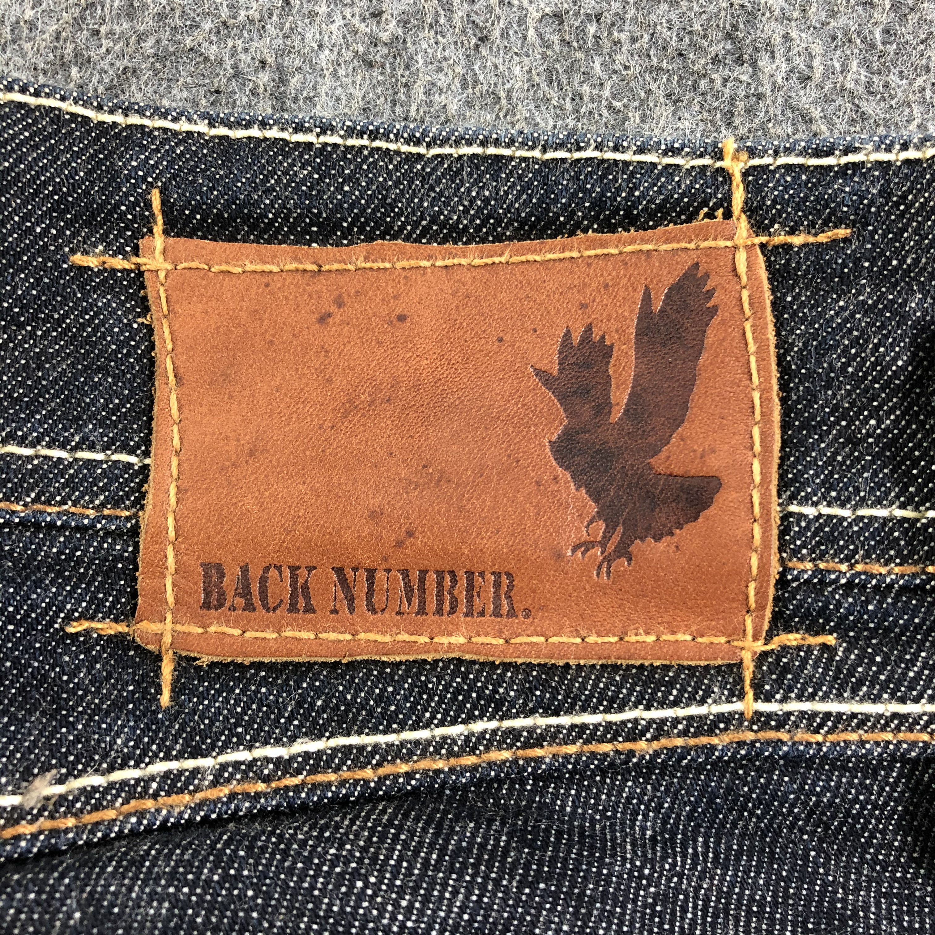 Japanese Brand Japanese Brand Back Number Redline Jeans-J2829 Size US 31 - 5 Thumbnail