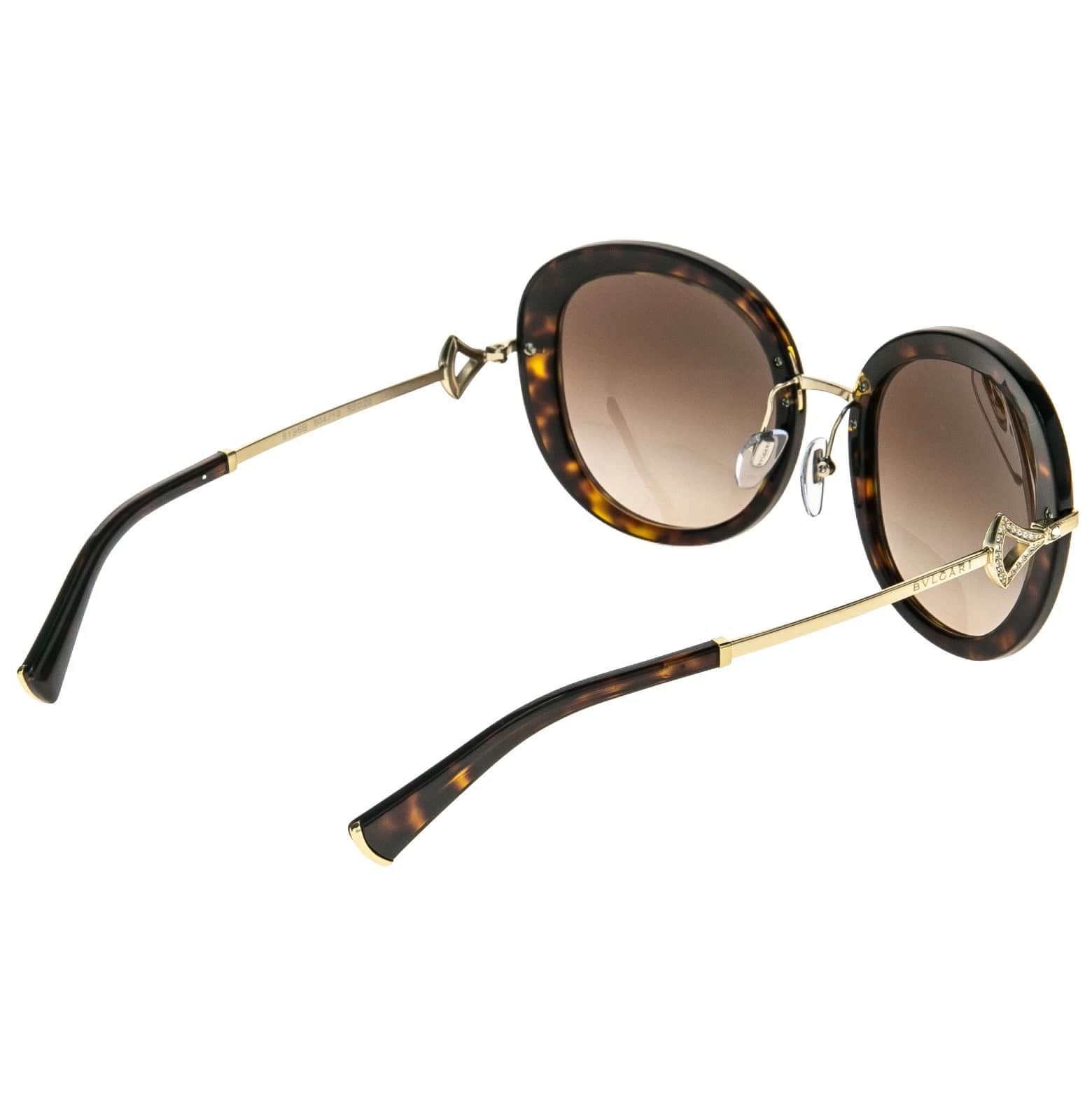 Bvlgari BULGARI BV8196B 8196 DIVAS DREAM Oval Havana Fan Sunglasses Size ONE SIZE - 5 Thumbnail