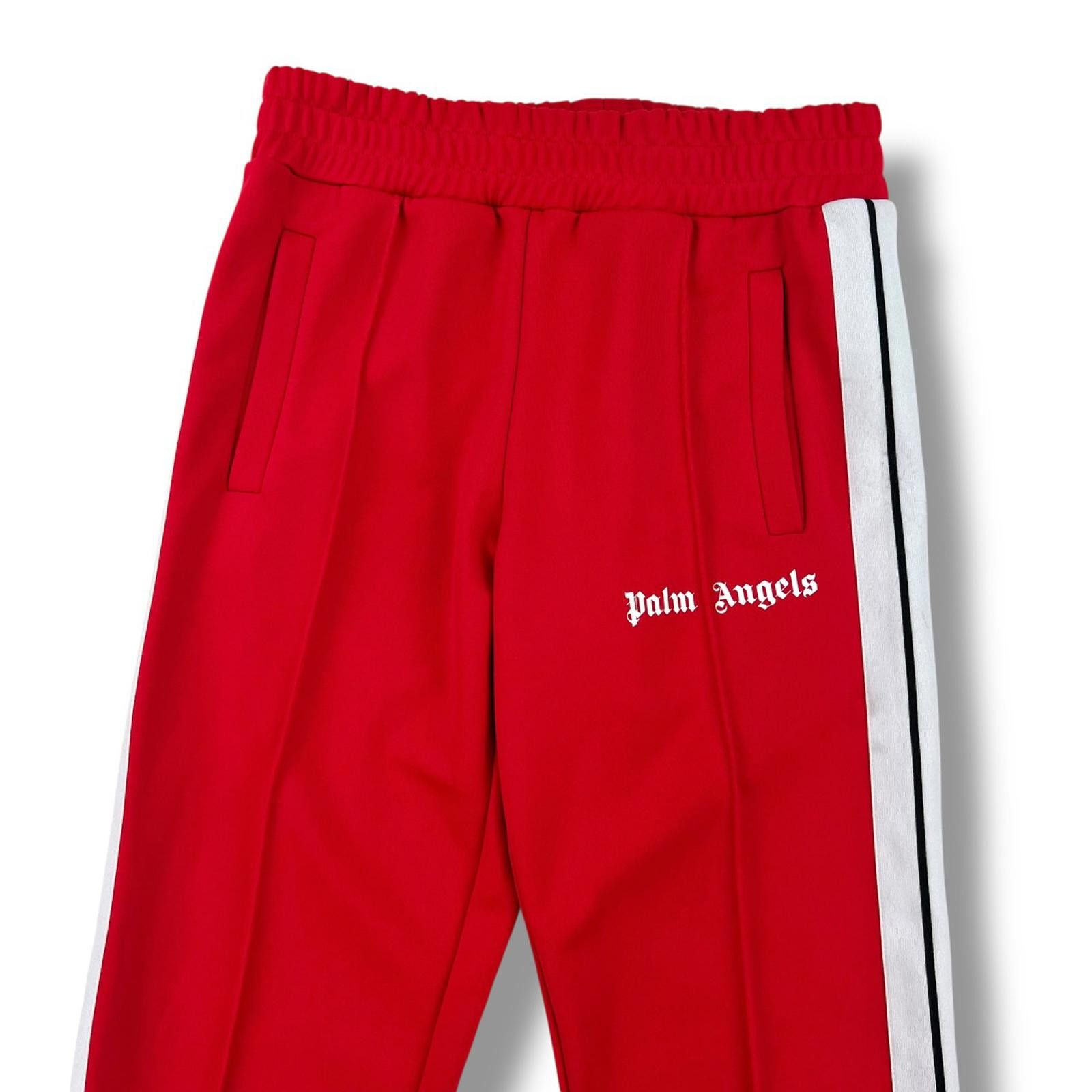 Palm Angels Palm Angels Red Stripe Sweatpants Size US 30 / EU 46 - 1 Thumbnail