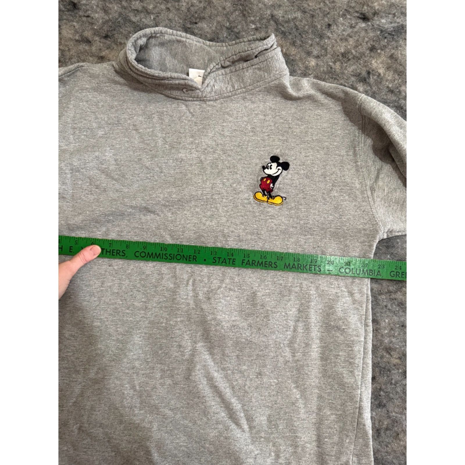 Disney VINTAGE Disney World Mickey Mock Neck Sweater Women Gray L Pullover Long Sleeve Graphic Print USA Size L / US 10 / IT 46 - 6 Thumbnail