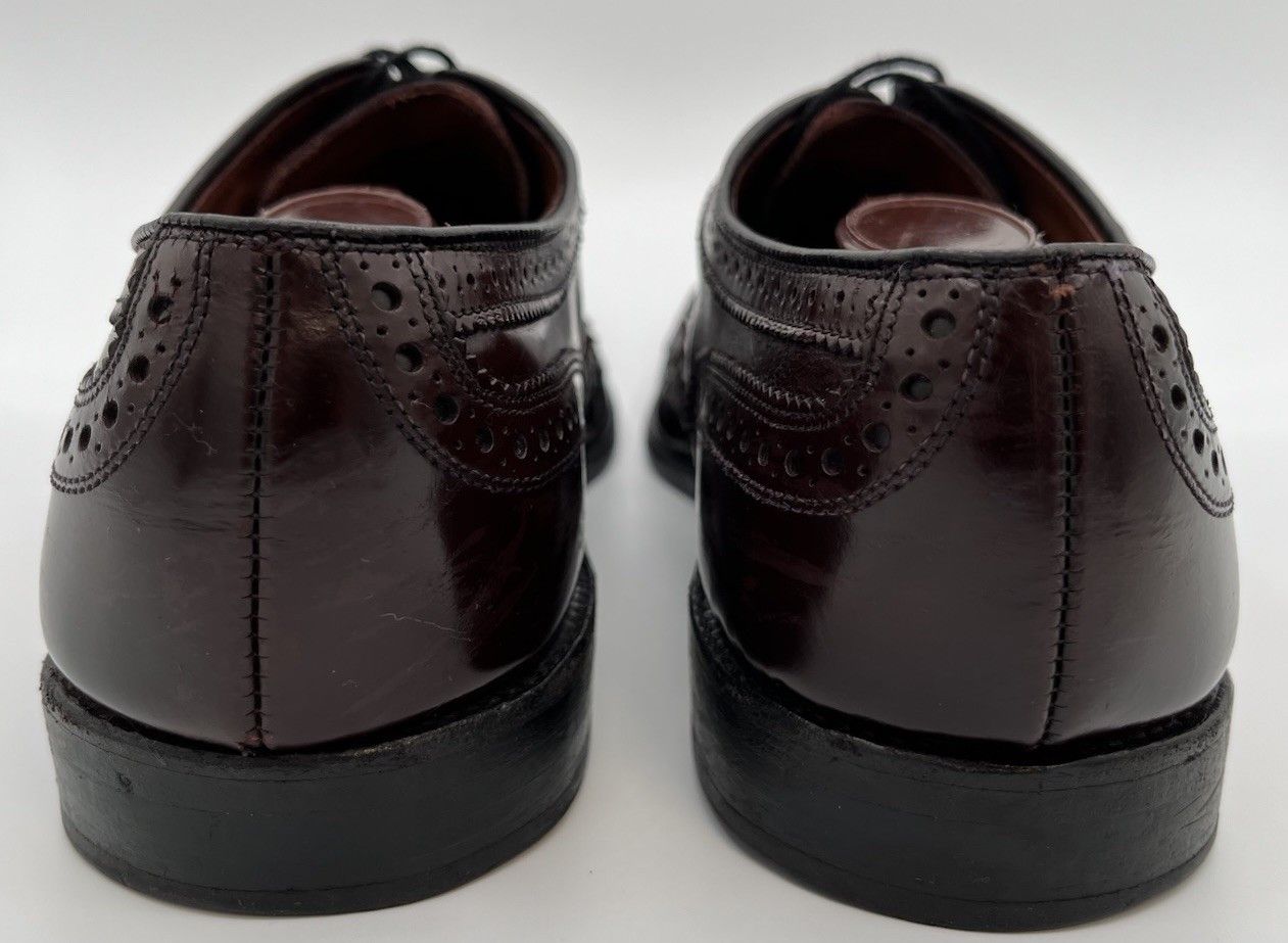 Allen Edmonds Allen Edmonds MCALLISTER Size 9.5 D Burgundy Leather Oxfords Size US 9.5 / EU 42-43 - 4 Thumbnail