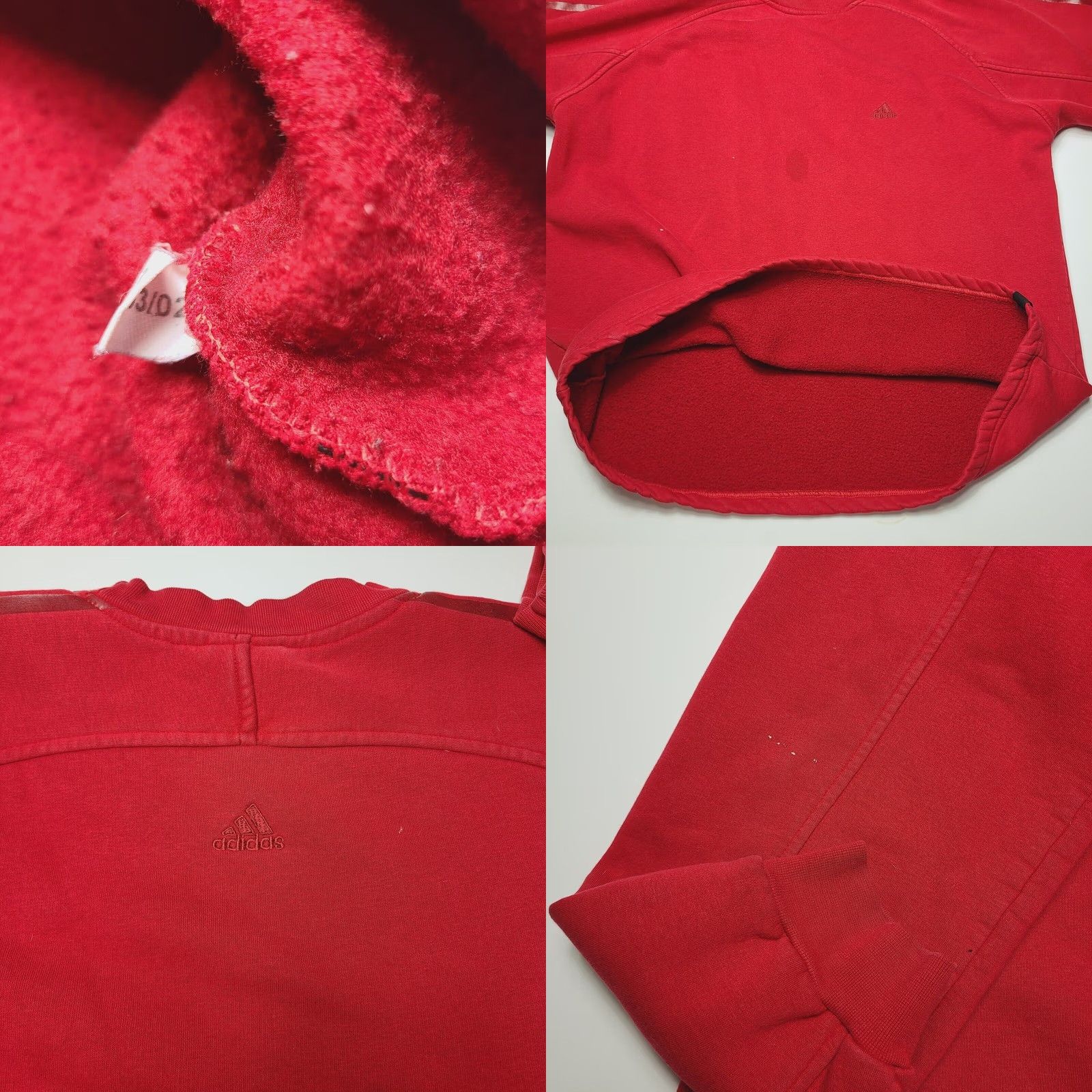 Adidas VINTAGE Adidas 90's Red Crewneck Sweatshirt Mens XL 3 Stripes Size US XL / EU 56 / 4 - 8 Thumbnail