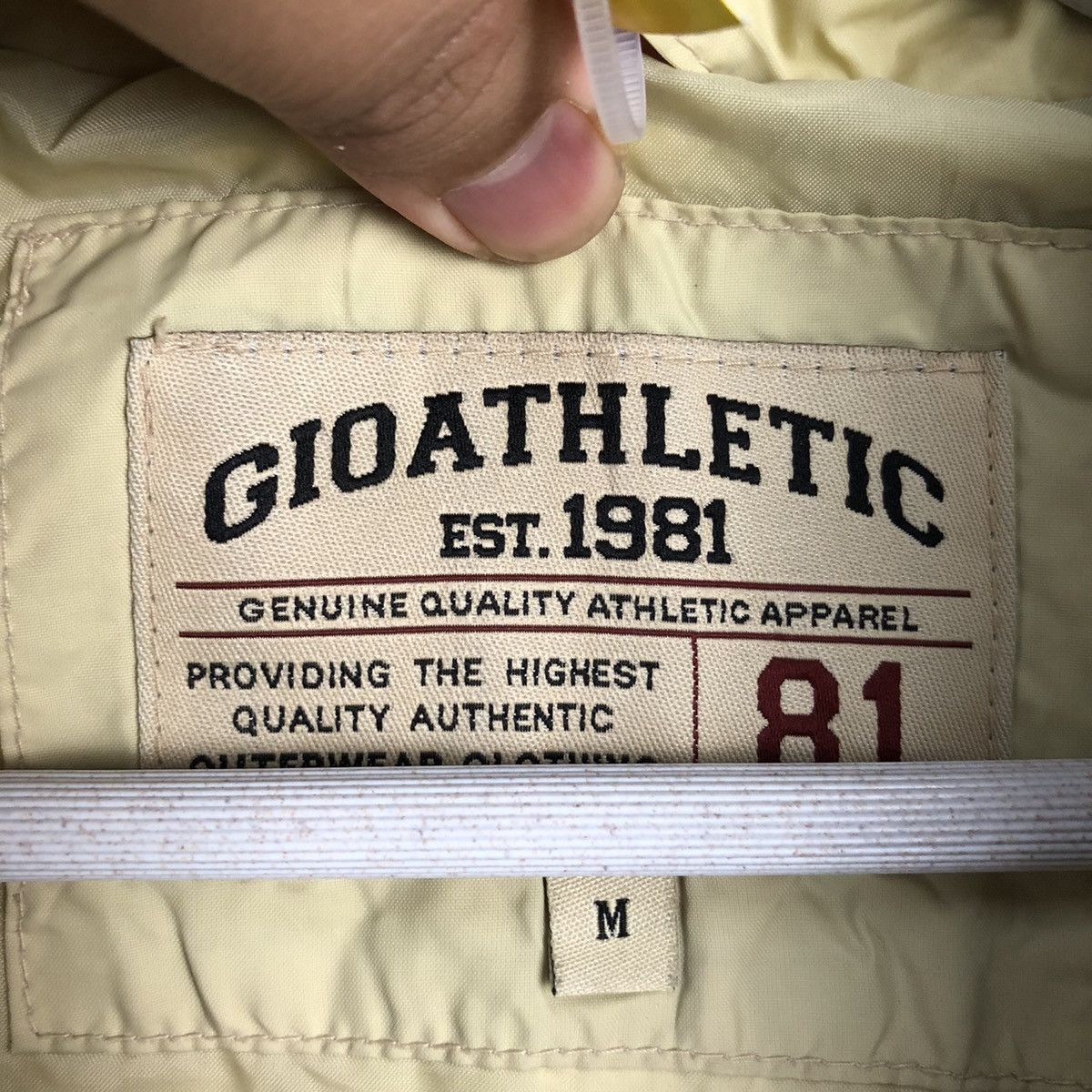 Japanese Brand Gio Atheltic Green puffer jacket #A292 Size US M / EU 48-50 / 2 - 10 Thumbnail