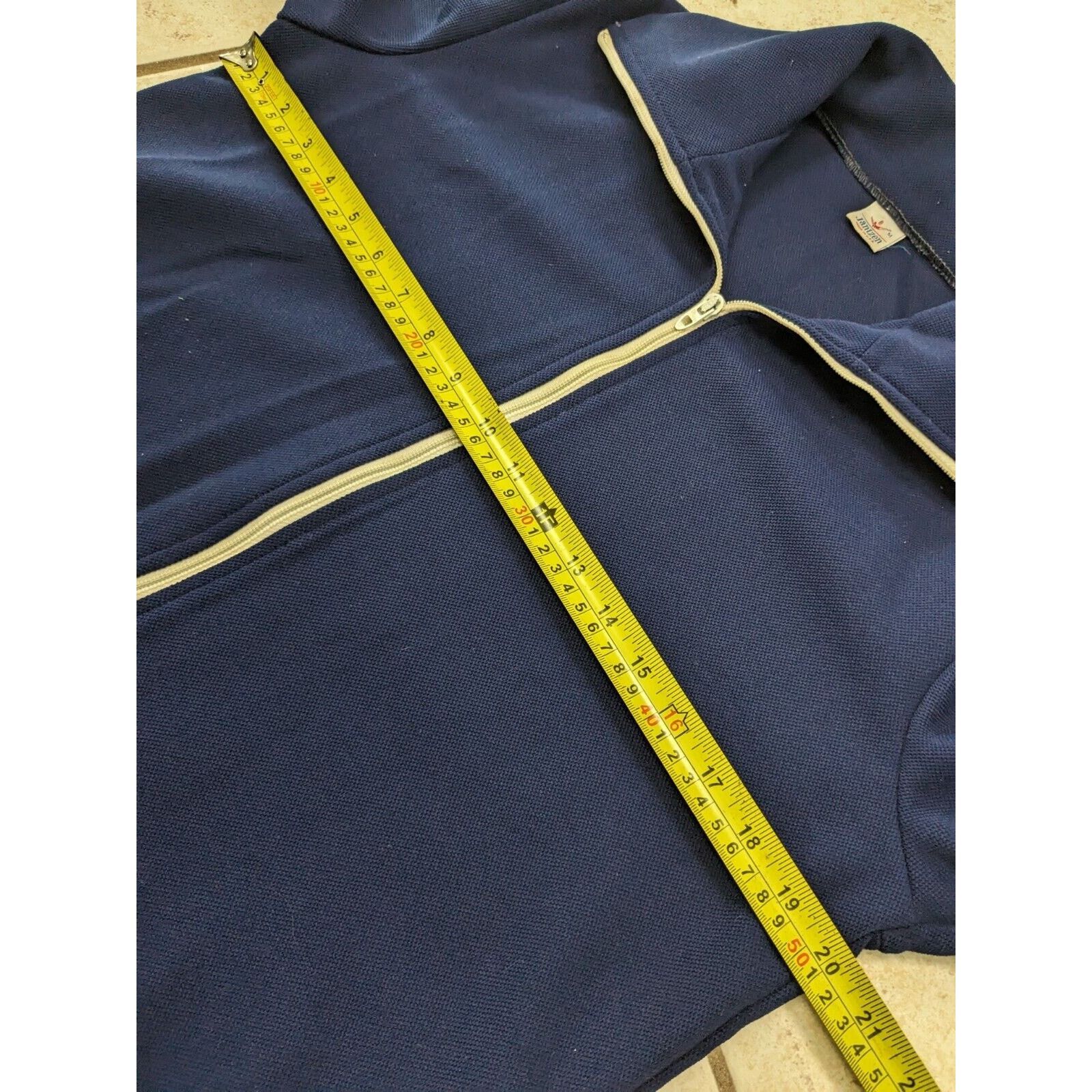Jantzen Vtg 2 Pc Jantzen Track Suit Set Navy Blue Activewear Beach Size M / US 6-8 / IT 42-44 - 9 Thumbnail