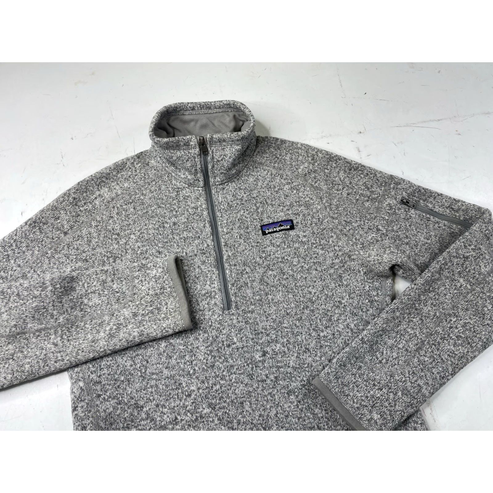 Patagonia Patagonia Better Sweater Womens Medium Gray Heather Long Sleeve 1/4 Zip Fleece Size M / US 6-8 / IT 42-44 - 2 Thumbnail