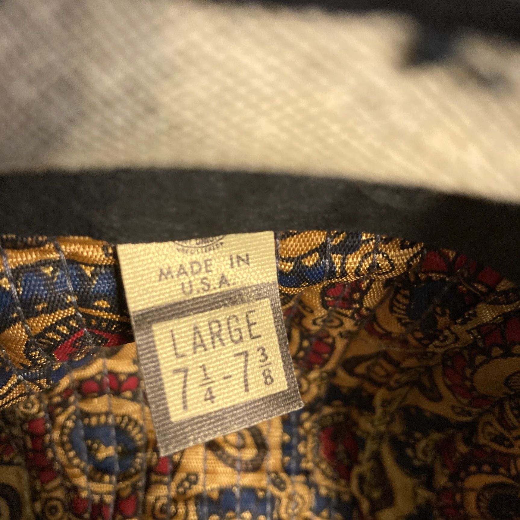 Vintage VINTAGE Fedora Gray Tweed USA 7-1/4 7-3/8 Men’s Size 7 1/4 Size ONE SIZE - 7 Thumbnail