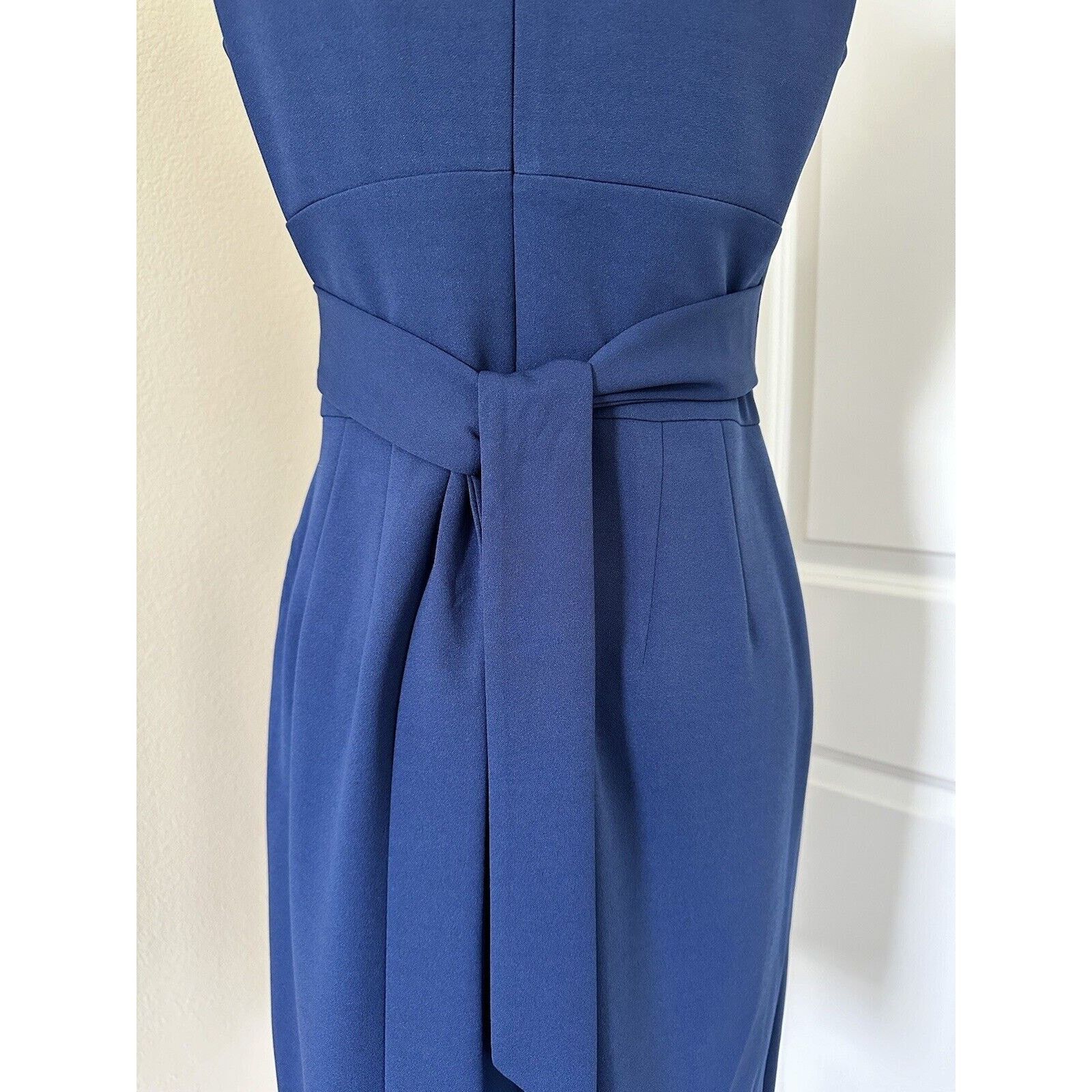 Donna Morgan Business Cocktail Blue Tulip Dress Size 4 Donna Morgan Size S / US 4 / IT 40 - 7 Thumbnail