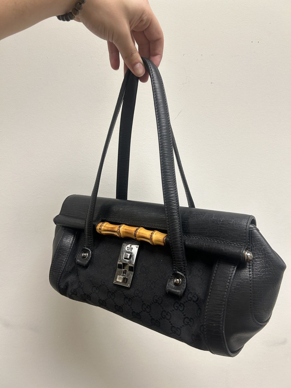 Gucci Bamboo Monogram Bullet Bag Size ONE SIZE - 1 Thumbnail