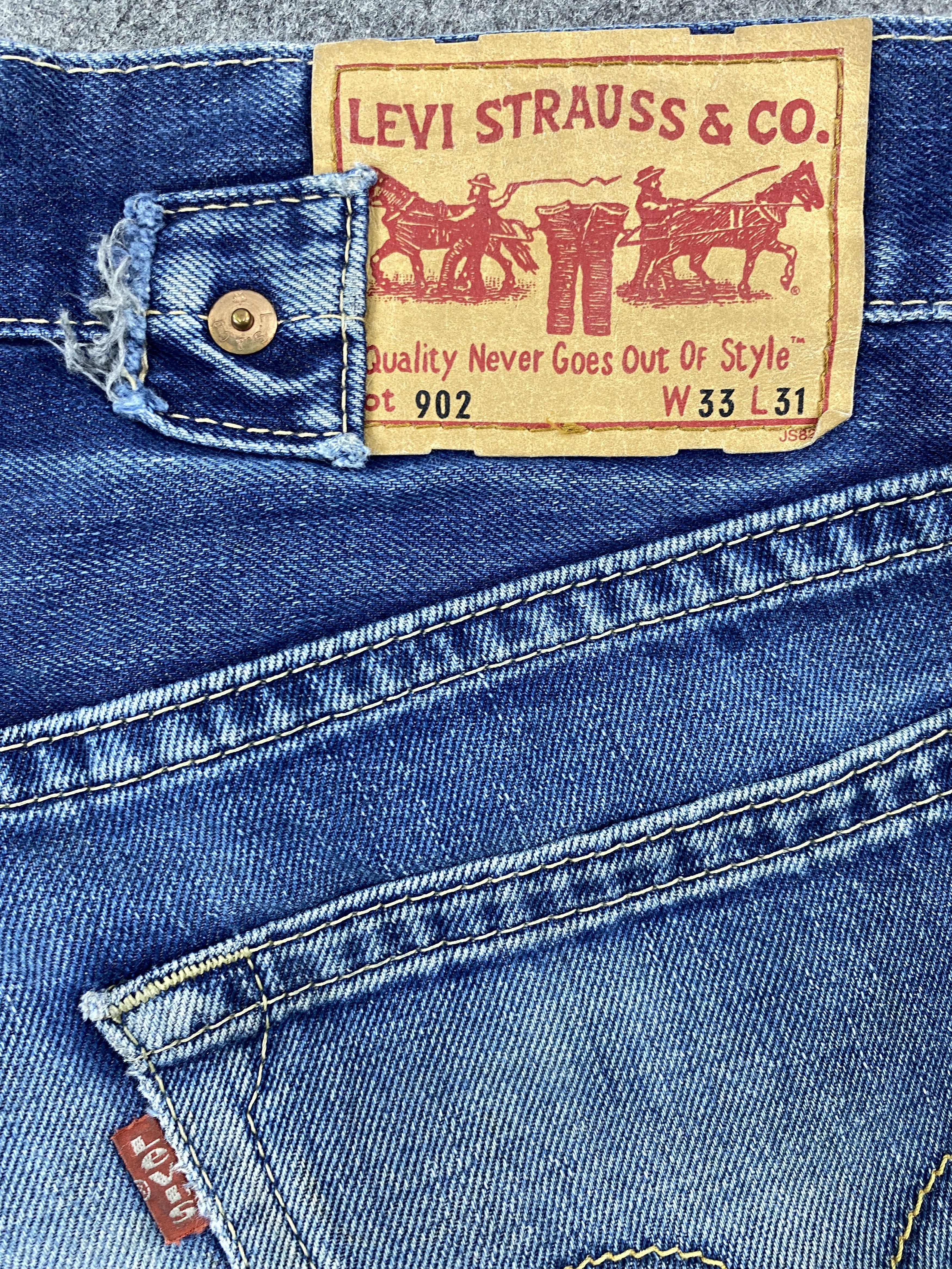 Japanese Brand Distressed Blue Vintage Levi's 902 35x31 Denim -SJ181 Size US 35 - 10 Thumbnail