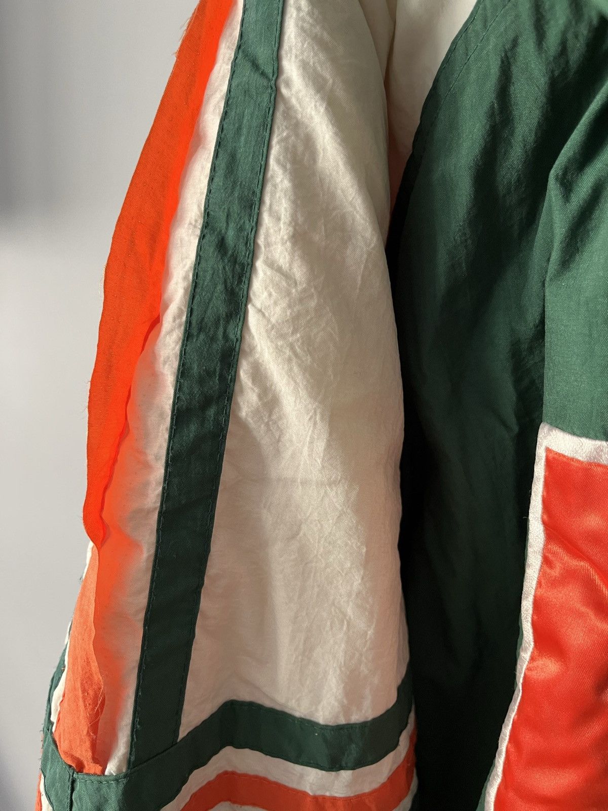 Starter VINTAGE Starter Miami Hurricanes Parka Jacket Size L Size US L / EU 52-54 / 3 - 8 Thumbnail