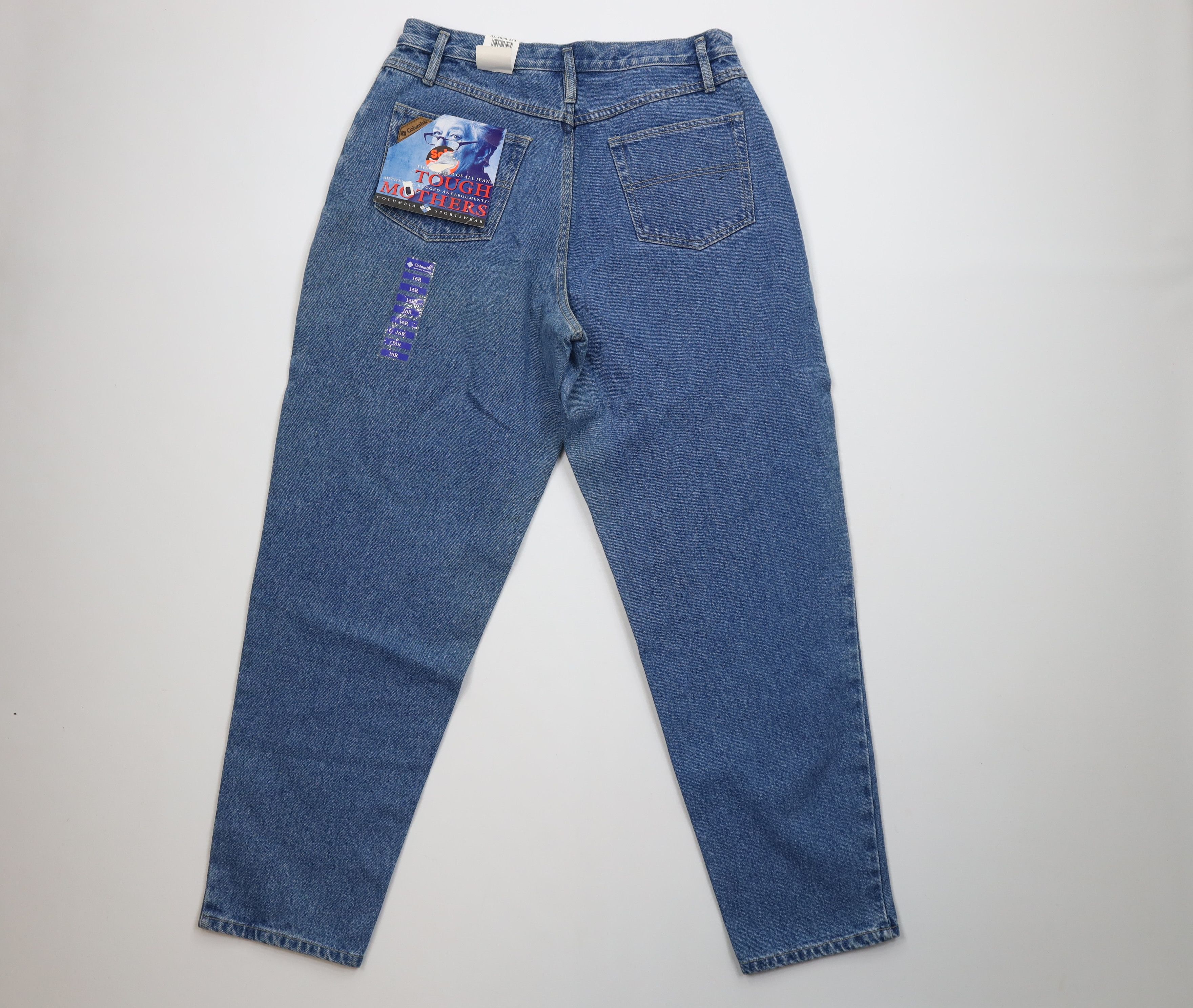 Columbia Deadstock Vintage 90s Columbia Fit Tapered Leg Denim Jeans Size 38" / US 16 / IT 52 - 8 Thumbnail