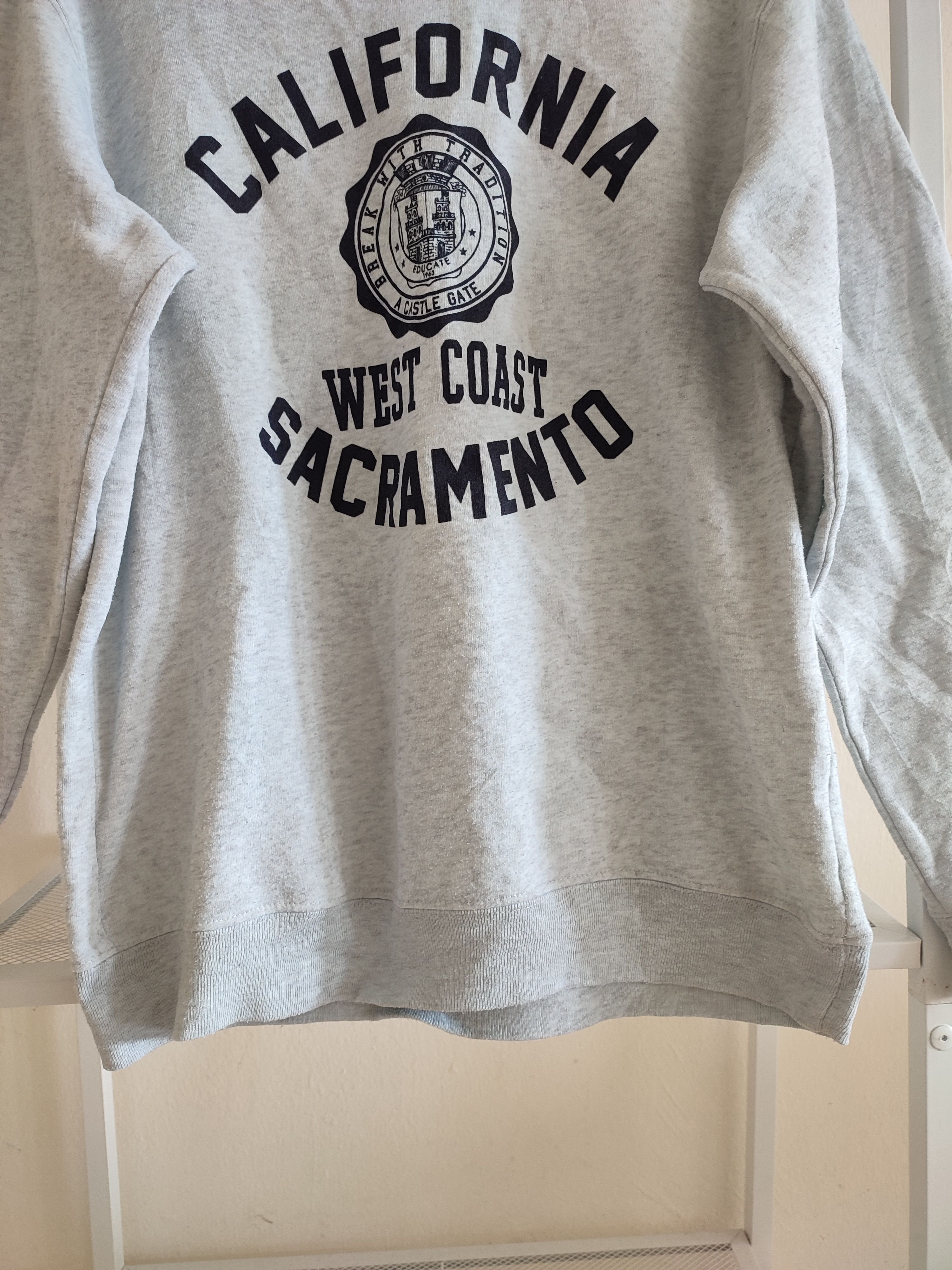 Designer CALIFORNIA WEST COAST SACRAMENTO SWEATSHIRTS Size US M / EU 48-50 / 2 - 6 Thumbnail