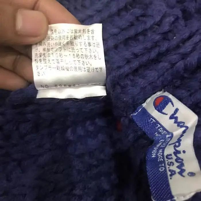 Champion Champion Knit Bobble Beanie Hat Size ONE SIZE - 6 Thumbnail