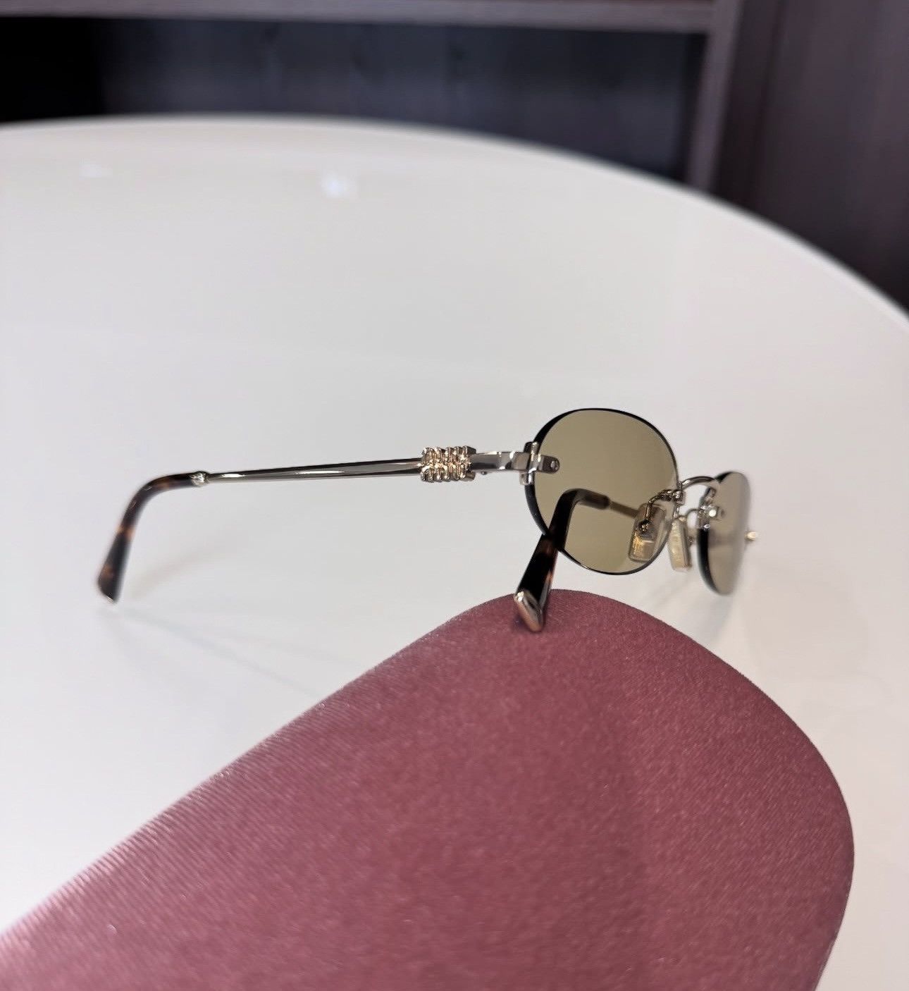 Miu Miu × Vintage NEW Miu Miu sunglasses MU A54S ZVN10R Size ONE SIZE - 3 Thumbnail