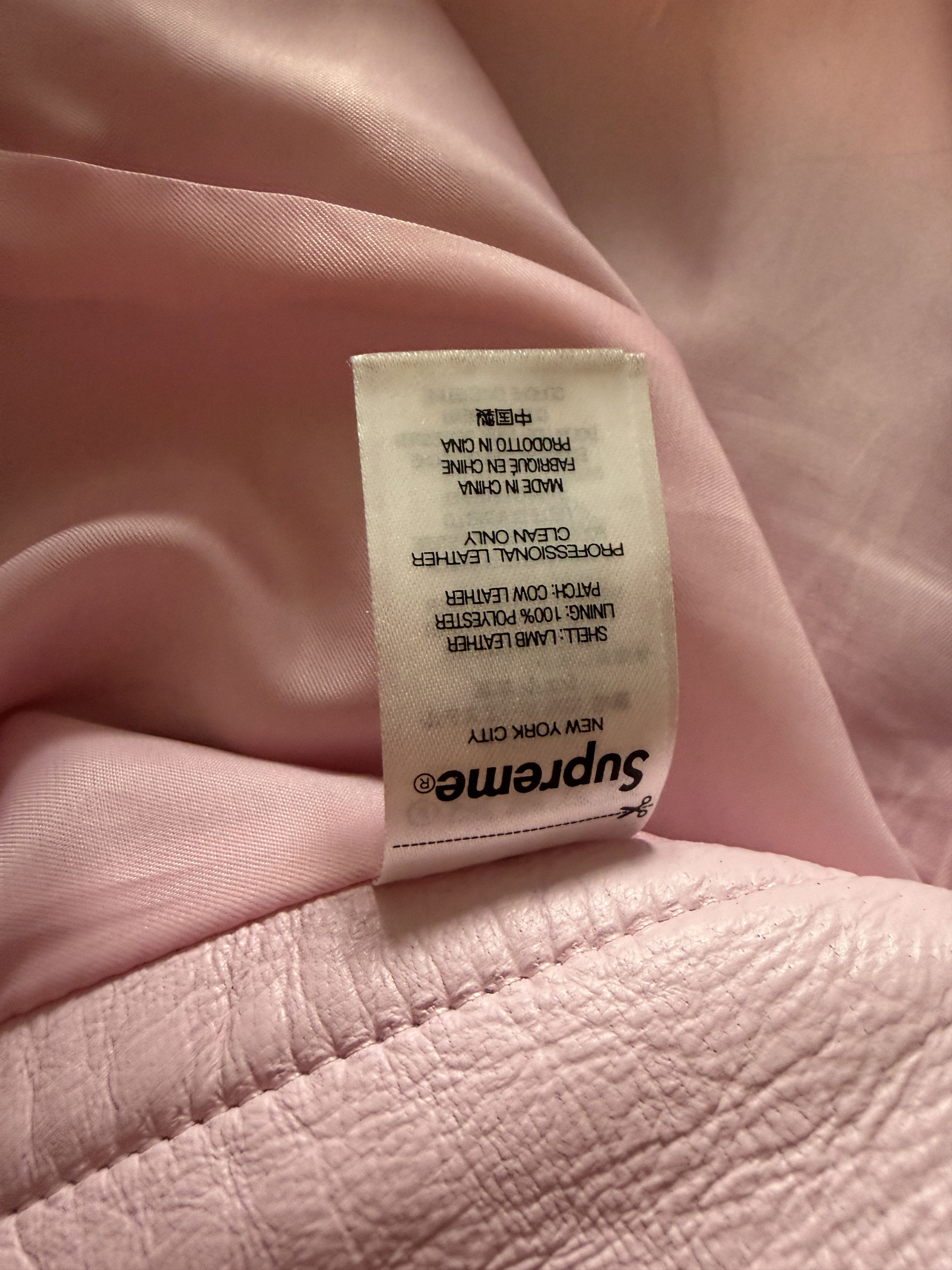 Supreme Supreme Leather 5-Pocket Jean Pink Size US 32 / EU 48 - 7 Thumbnail