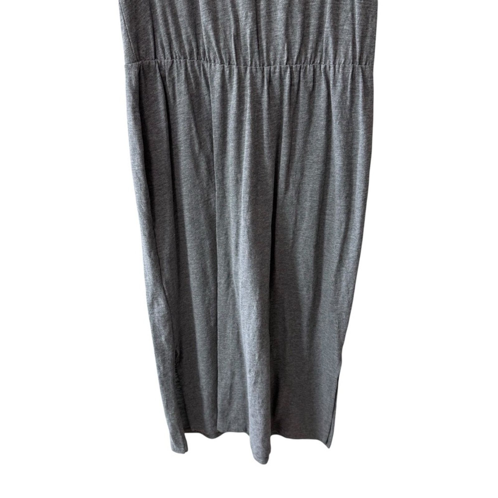Old Navy Old Navy Heathered Knit Elastic Waist Maxi Dress Gray Size M Size M / US 6-8 / IT 42-44 - 3 Thumbnail