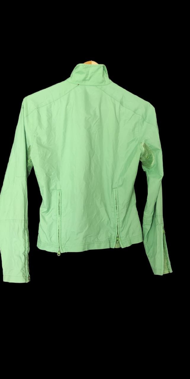 POLO RALPH LAUREN BOMBER JACKET GREEN NYLON Size S