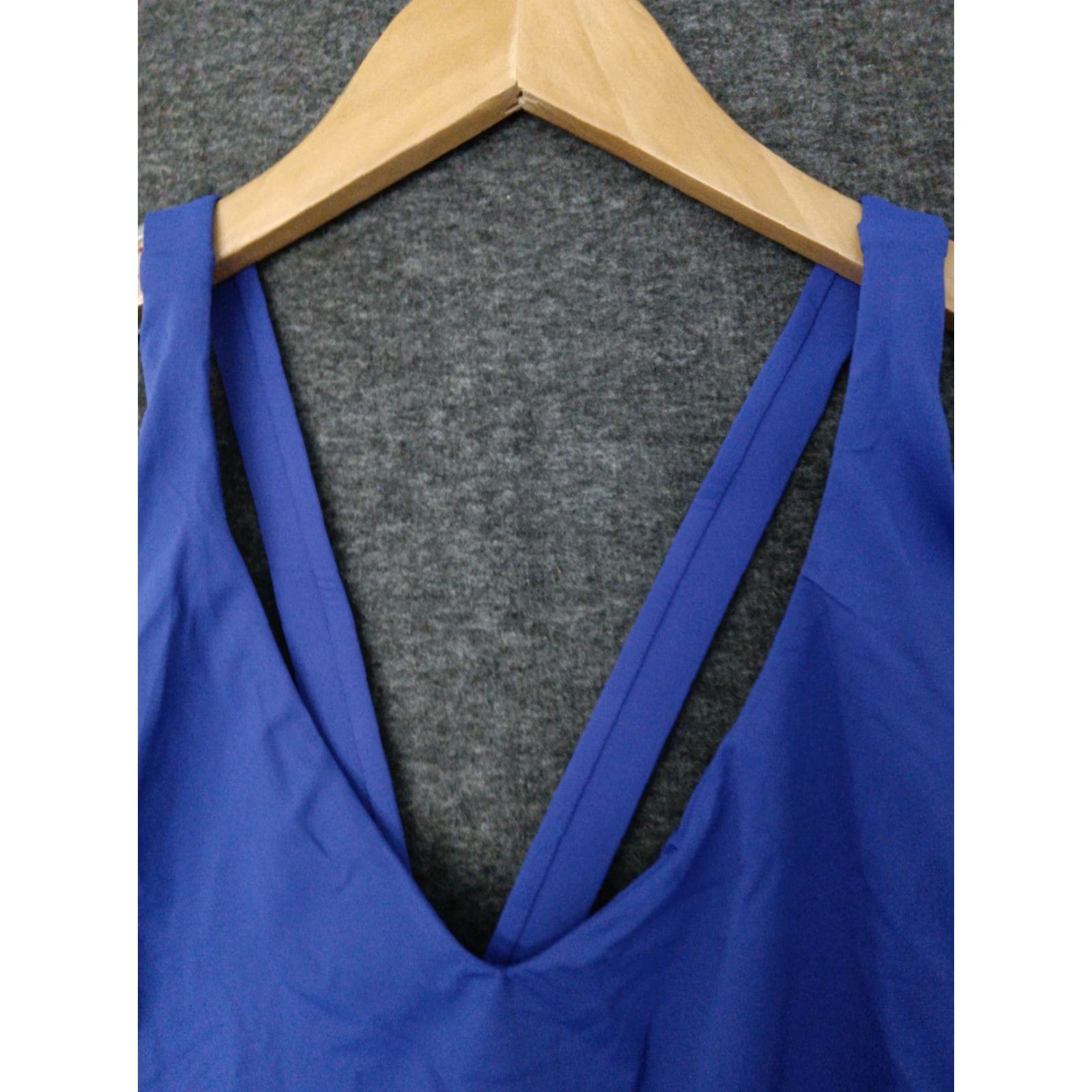 Vintage Toluca Swim One Piece Cross Back Blue Wide Strap Swimsuit S - Toluca - Women - One Piece - Blue - Swim - Beach - Fashion - Sexy - Vintage No Size S / US 4 / IT 40 - 3 Thumbnail