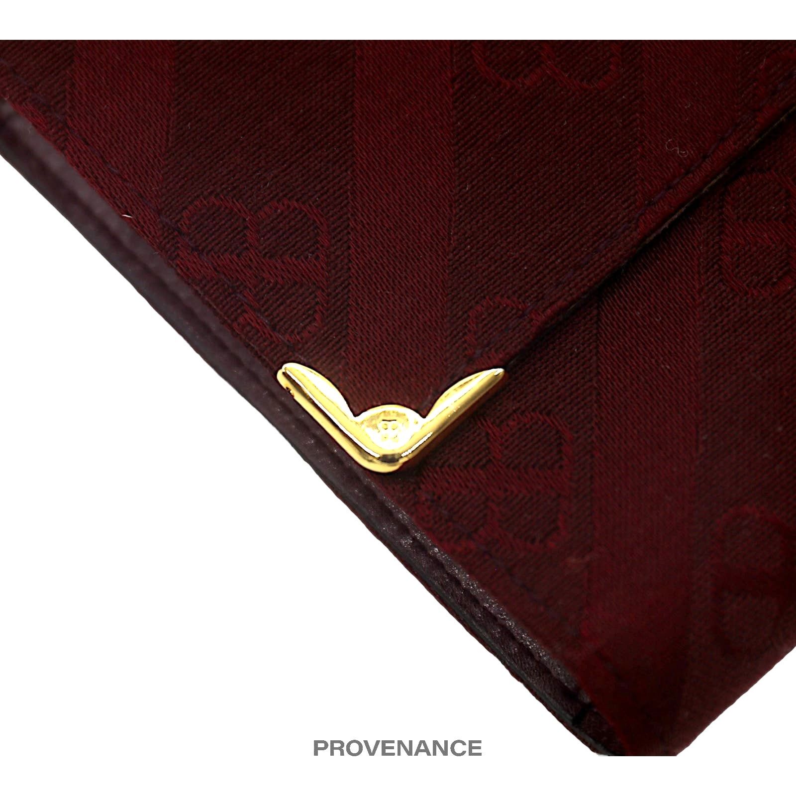 Balenciaga 🔴 Balenciaga BB Canvas Trifold Wallet - Red Monogram Size ONE SIZE - 8 Thumbnail