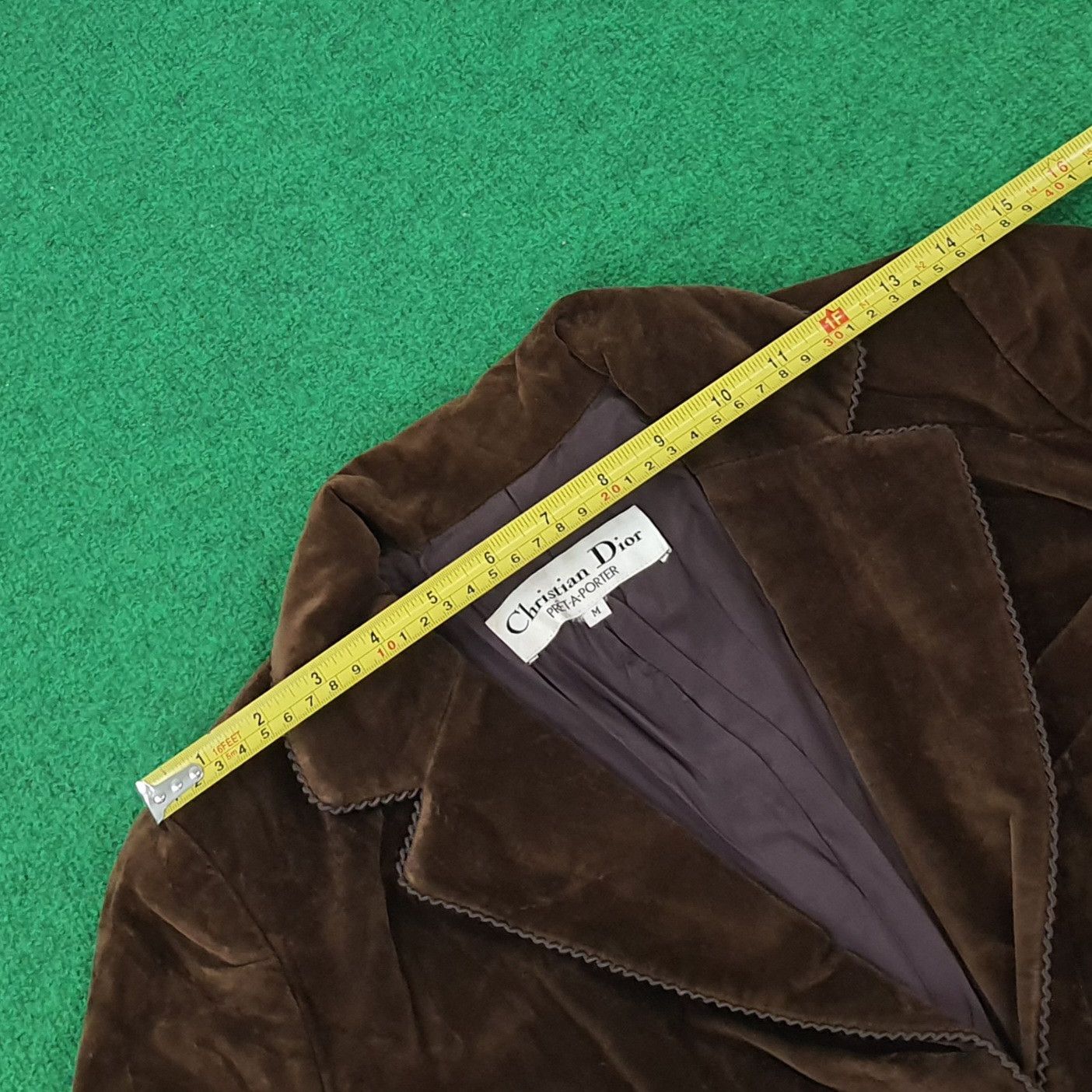 Christian Dior Monsieur × Designer × Vintage Vintage Christian Dior Velvet Custom Logo Blazer C234N3 Size US XS / EU 42 / 0 - 8 Thumbnail