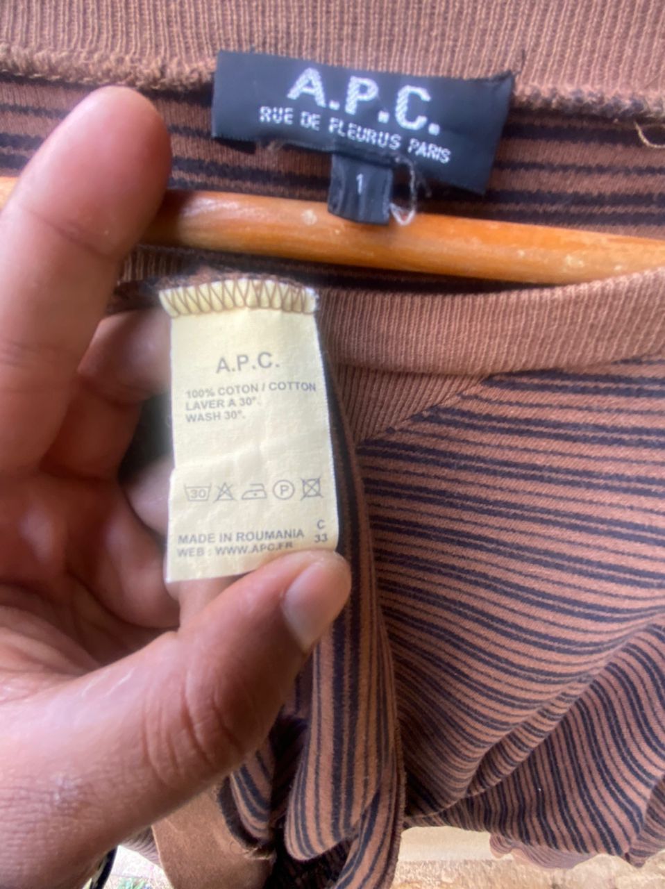 A.P.C. A.P.C Sweatshirt Crewneck Stripe Size US L / EU 52-54 / 3 - 3 Thumbnail