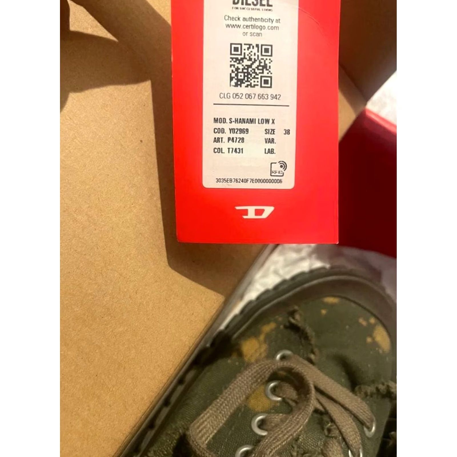 Diesel VINTAGE Diesel Men 7.0US Platform Low-Cut Sneakers Luxury Casual Stylish Durable Italian 90s 00s Size US 7 / EU 40 - 4 Thumbnail