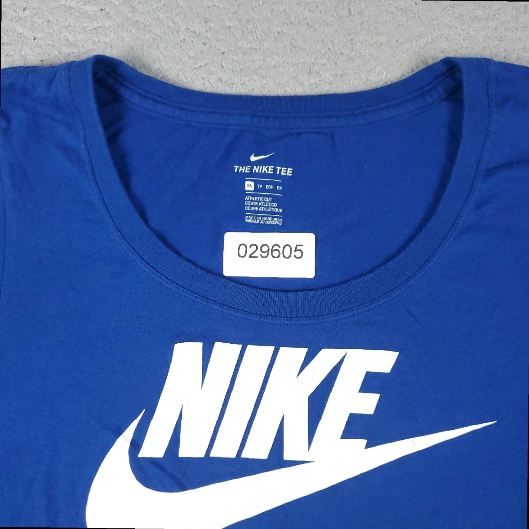 Nike Nike Blue Spell Out Swoosh Short Sleeve Crew Neck T Shirt Womens XS Size XS / US 0-2 / IT 36-38 - 3 Thumbnail